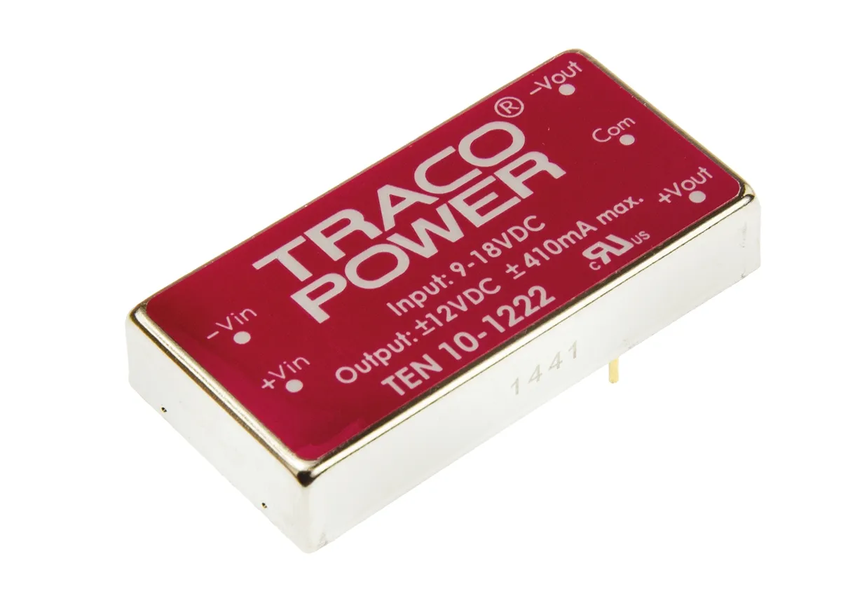 Convertitore c.c.-c.c. 10W, Vin 9 → 18 V c.c., Vout ±12V cc, 1.5kV cc