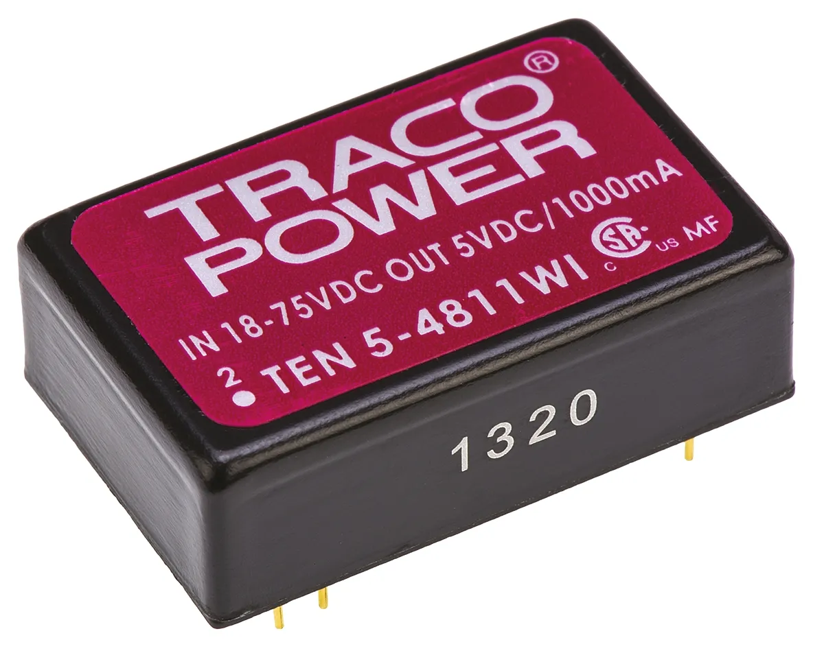 Convertitore c.c.-c.c. 6W, Vin 18 → 75 V c.c., Vout 5V cc, 1.5kV cc