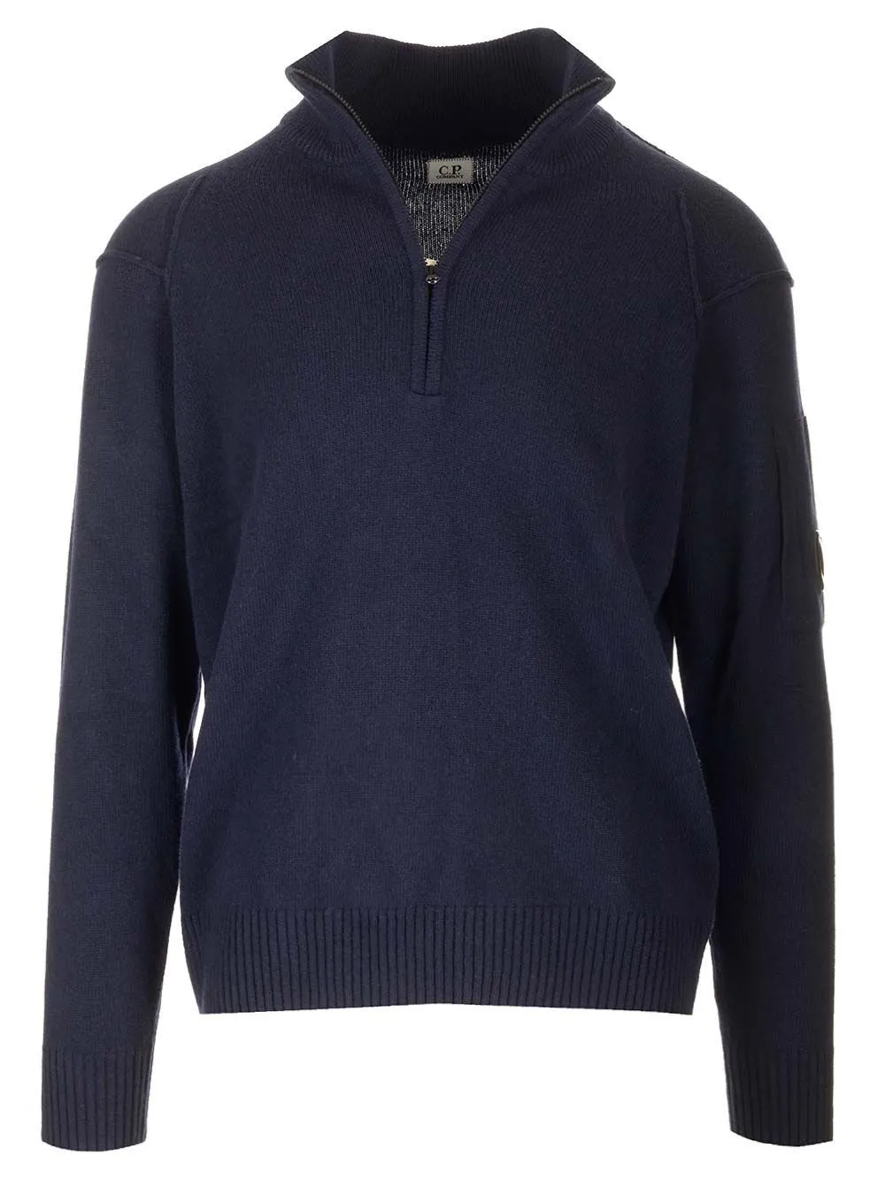   C.p. Company  Maglione mezza zip in Lambswool  