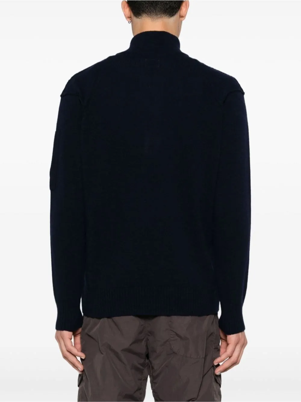   C.p. Company  Maglione mezza zip in Lambswool  