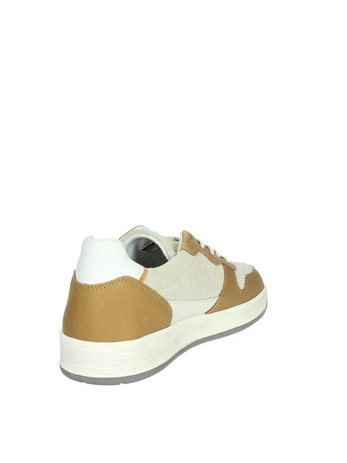 D.A.T.E.  SNEAKERS BASSA M391-C2-PO-BI BEIGE/CUOIO