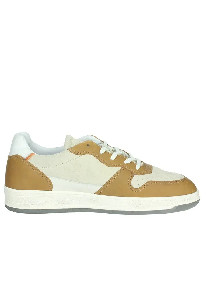 D.A.T.E.  SNEAKERS BASSA M391-C2-PO-BI BEIGE/CUOIO