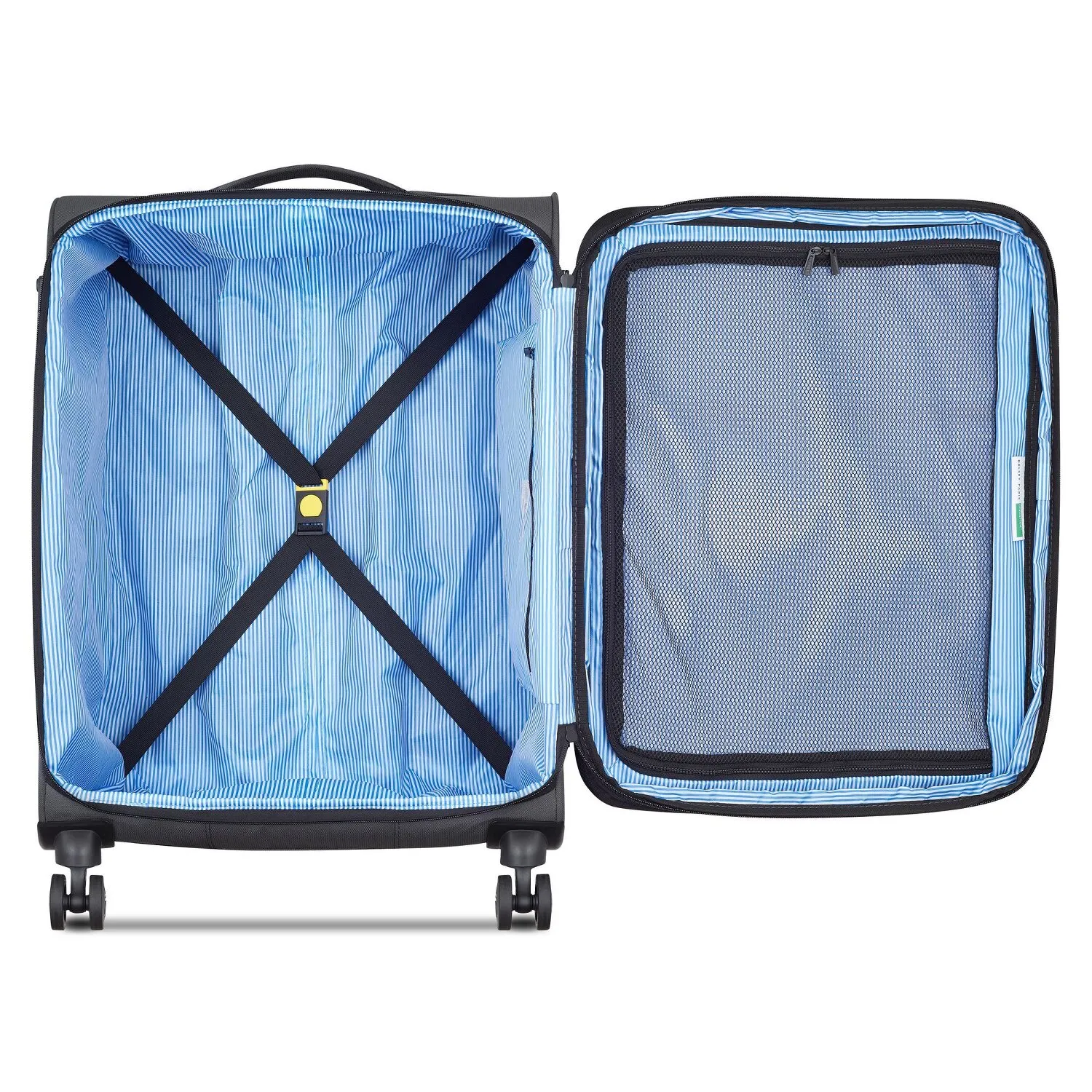 Delsey Paris x United Colors of Benetton BE Trolley a 4 ruote da 65 cm con piega ad espansione