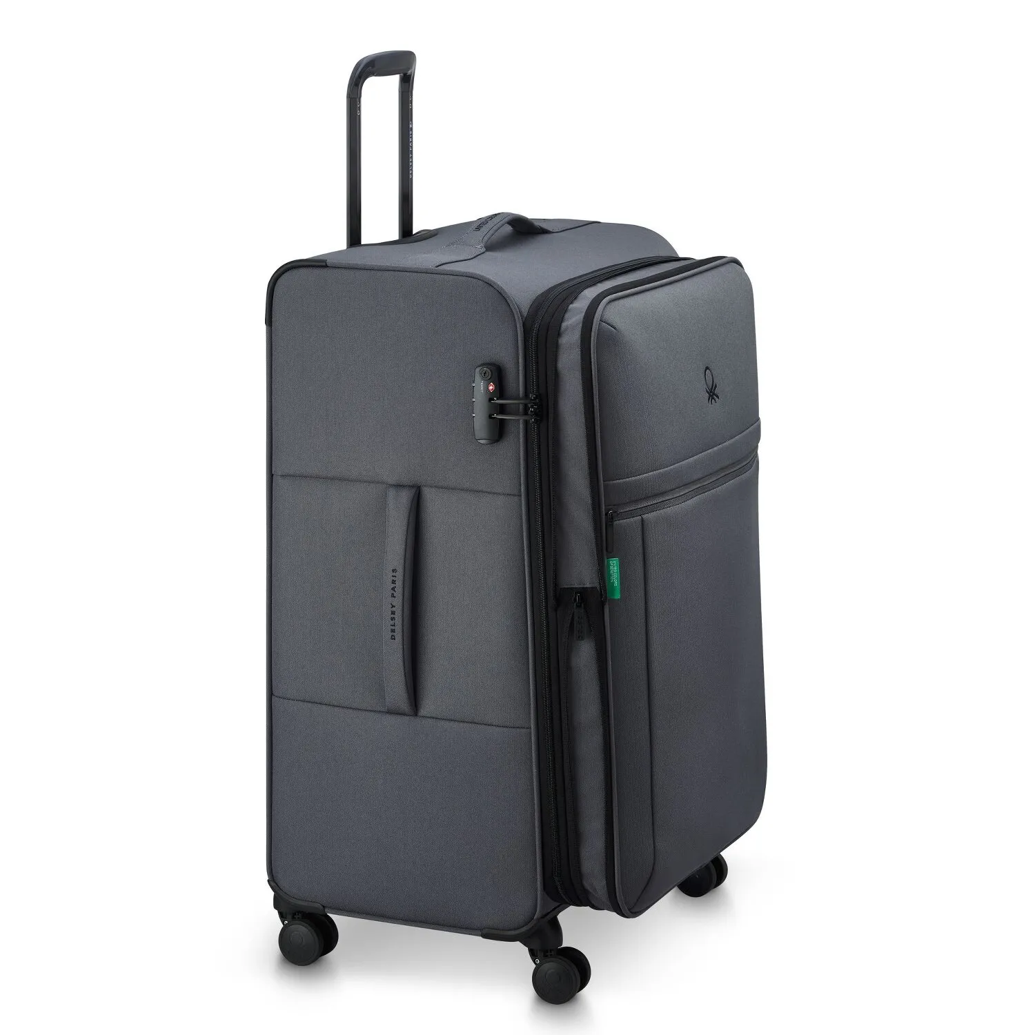 Delsey Paris x United Colors of Benetton BE Trolley a 4 ruote L 76 cm con piega elastica