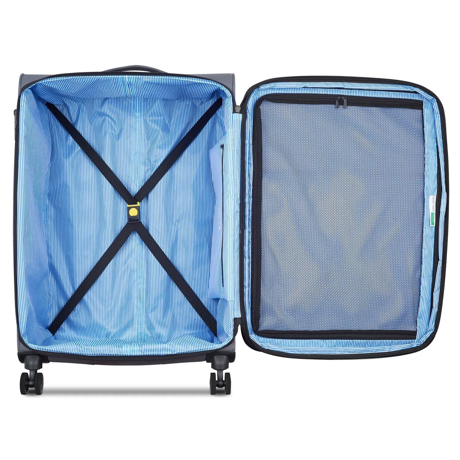 Delsey Paris x United Colors of Benetton BE Trolley a 4 ruote L 76 cm con piega elastica