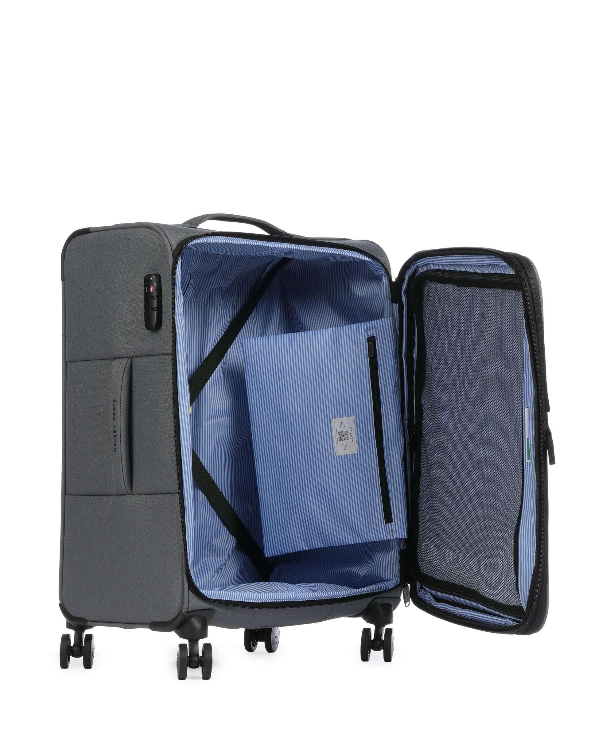  Delsey Paris x United Colors of Benetton BE Valigia trolley (4 ruote) antracite 65 cm  