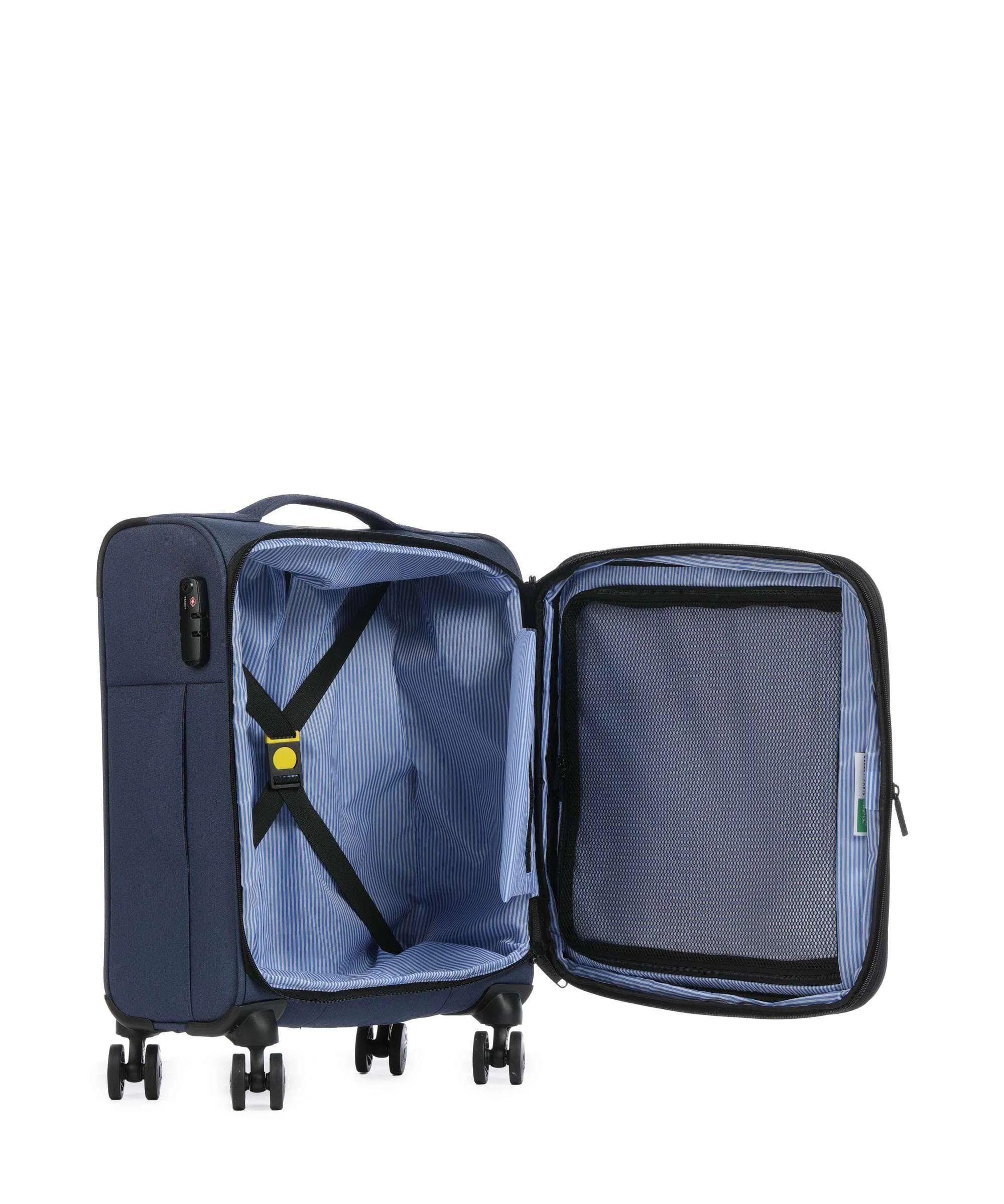  Delsey Paris x United Colors of Benetton BE Valigia trolley (4 ruote) blu 55 cm  