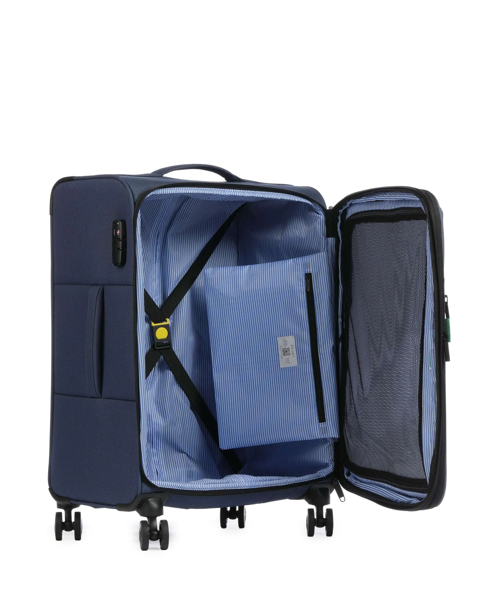  Delsey Paris x United Colors of Benetton BE Valigia trolley (4 ruote) blu 65 cm  