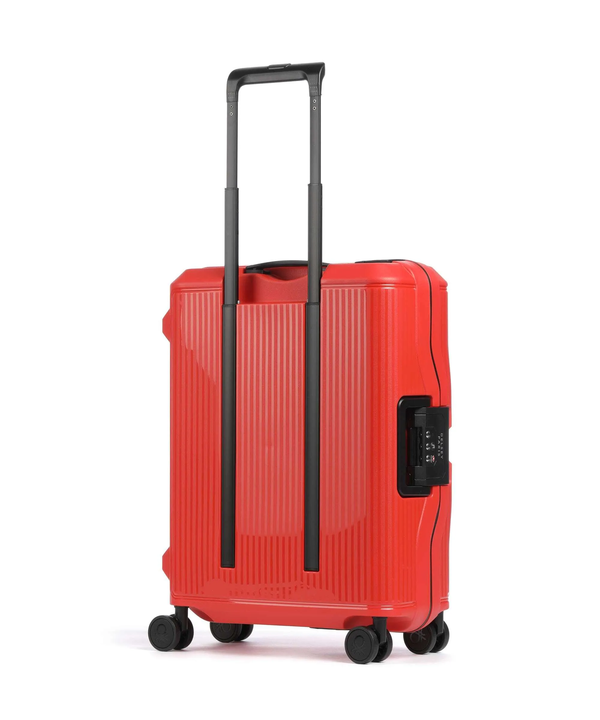  Delsey Paris x United Colors of Benetton CB Hard Valigia trolley (4 ruote) rosso 55 cm  