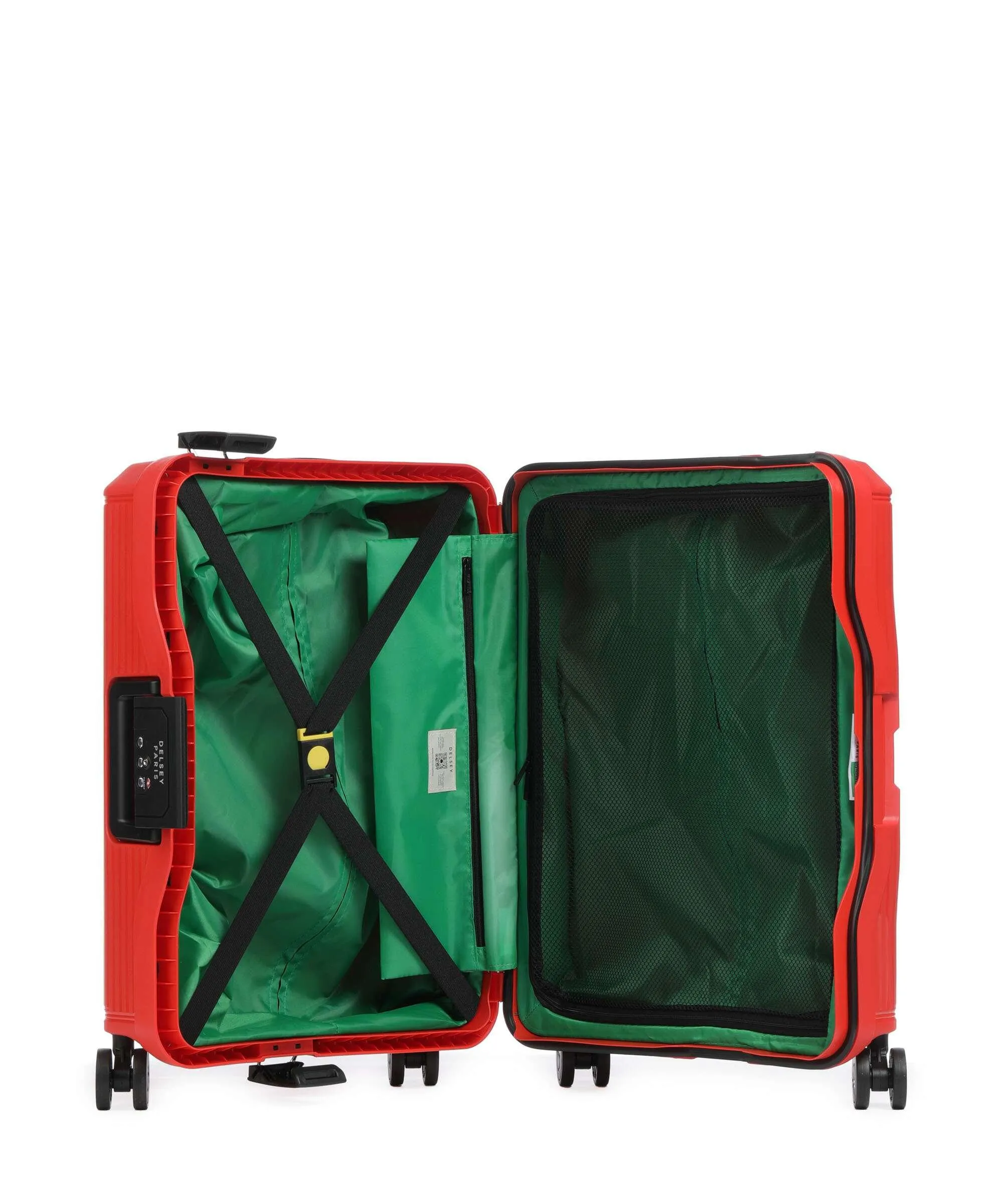  Delsey Paris x United Colors of Benetton CB Hard Valigia trolley (4 ruote) rosso 55 cm  
