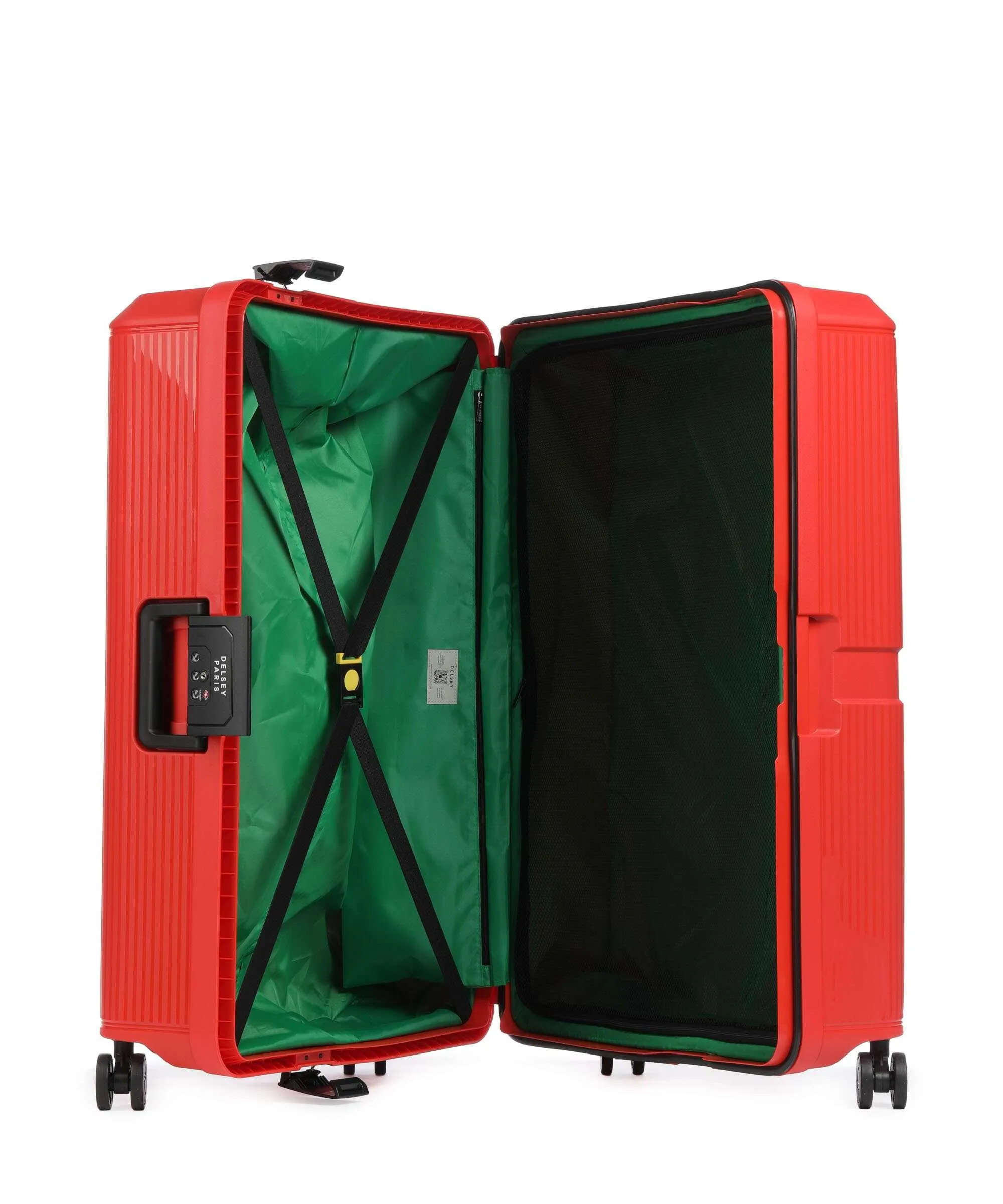  Delsey Paris x United Colors of Benetton CB Hard Valigia trolley (4 ruote) rosso 77 cm  