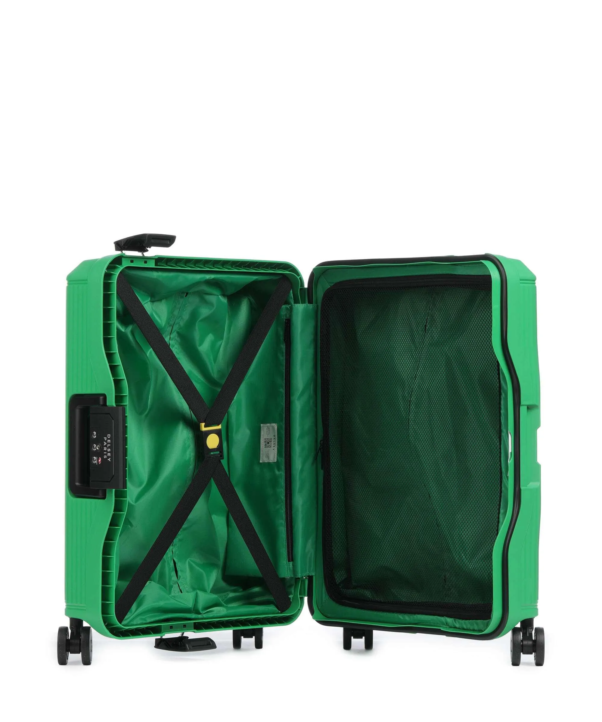  Delsey Paris x United Colors of Benetton CB Hard Valigia trolley (4 ruote) verde 55 cm  