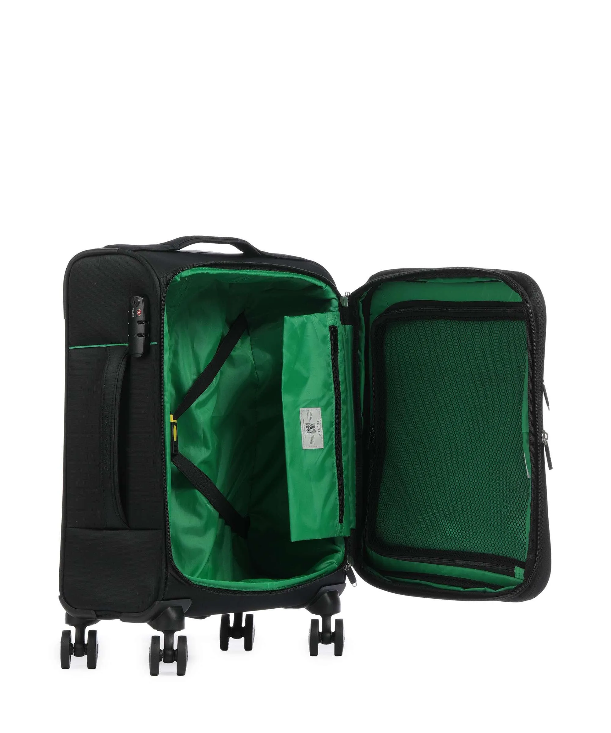  Delsey Paris x United Colors of Benetton CB Valigia trolley (4 ruote) nero 55 cm  