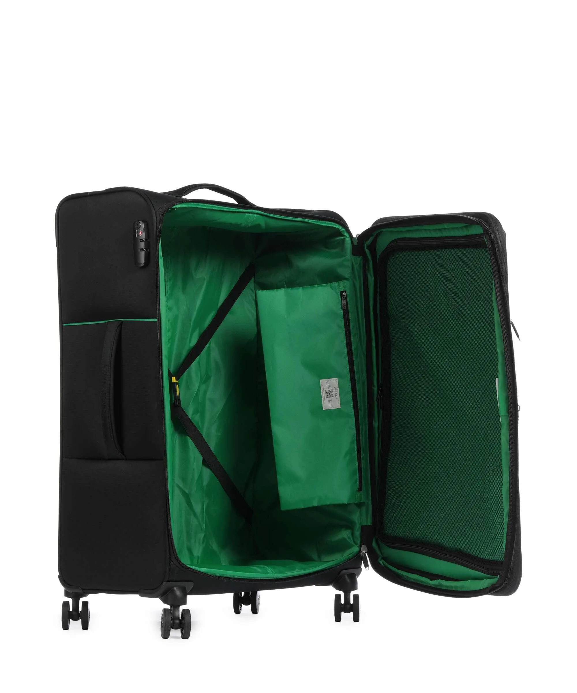  Delsey Paris x United Colors of Benetton CB Valigia trolley (4 ruote) nero 77 cm  