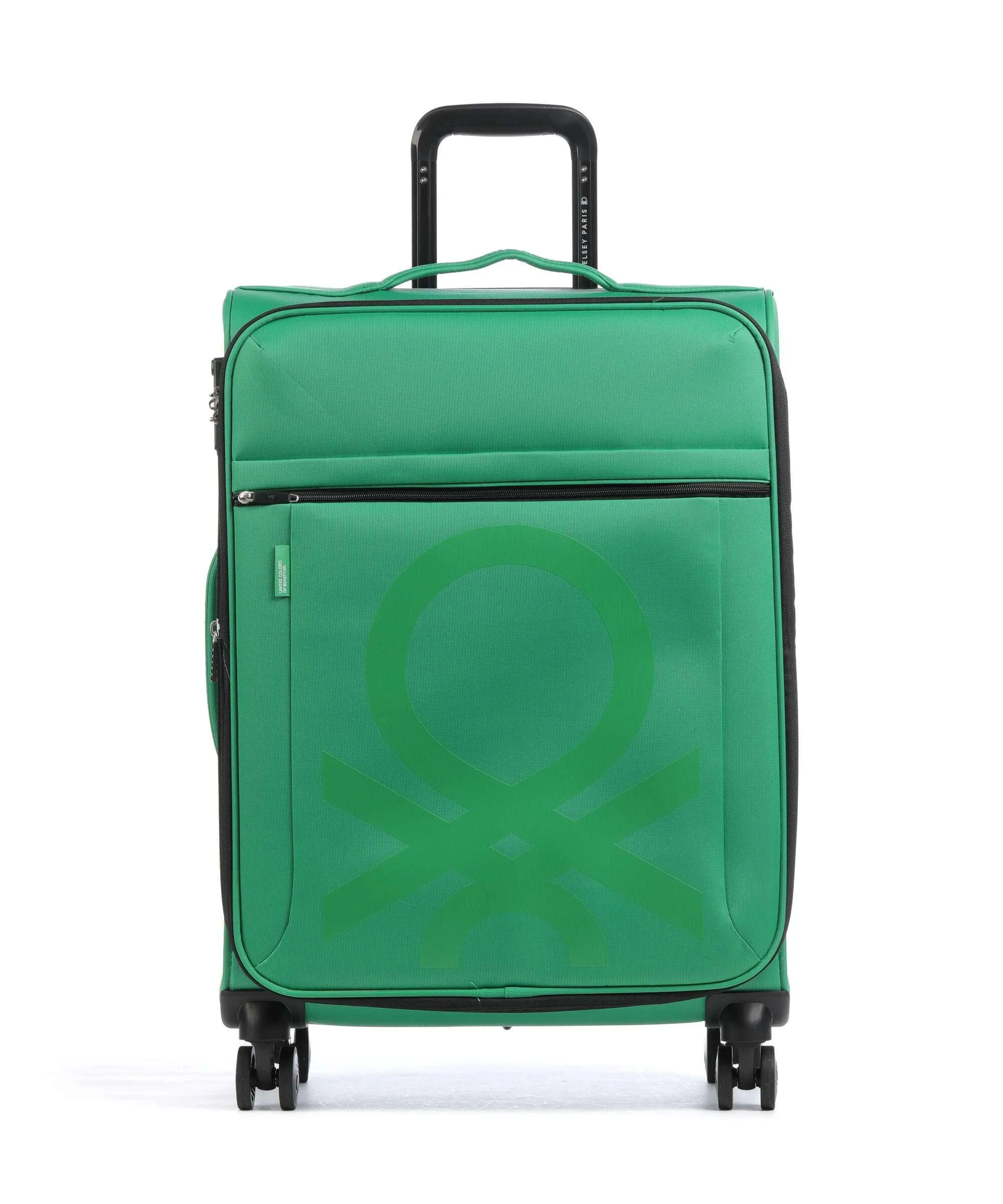  Delsey Paris x United Colors of Benetton CB Valigia trolley (4 ruote) verde 67 cm  