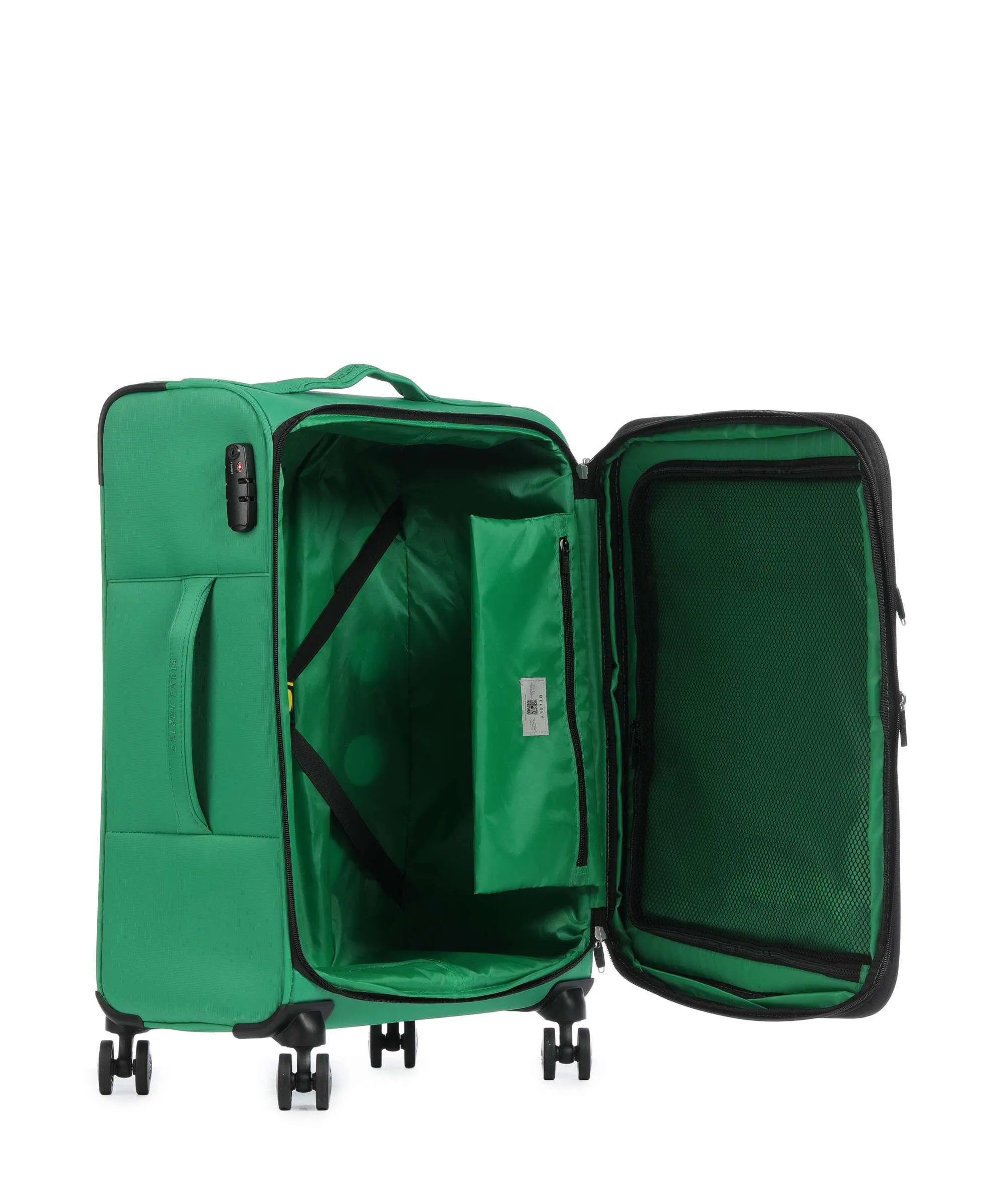  Delsey Paris x United Colors of Benetton CB Valigia trolley (4 ruote) verde 67 cm  