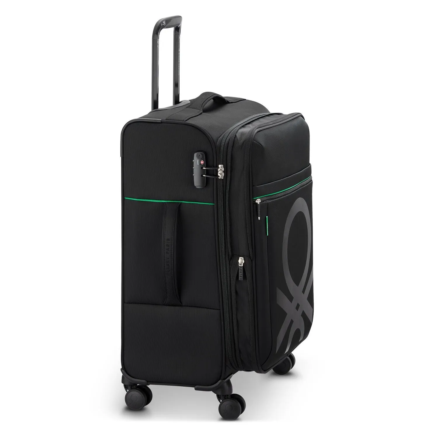 Delsey Paris x United Colors of Benetton Colour Block Set di valigie a 4 ruote 3 pezzi.