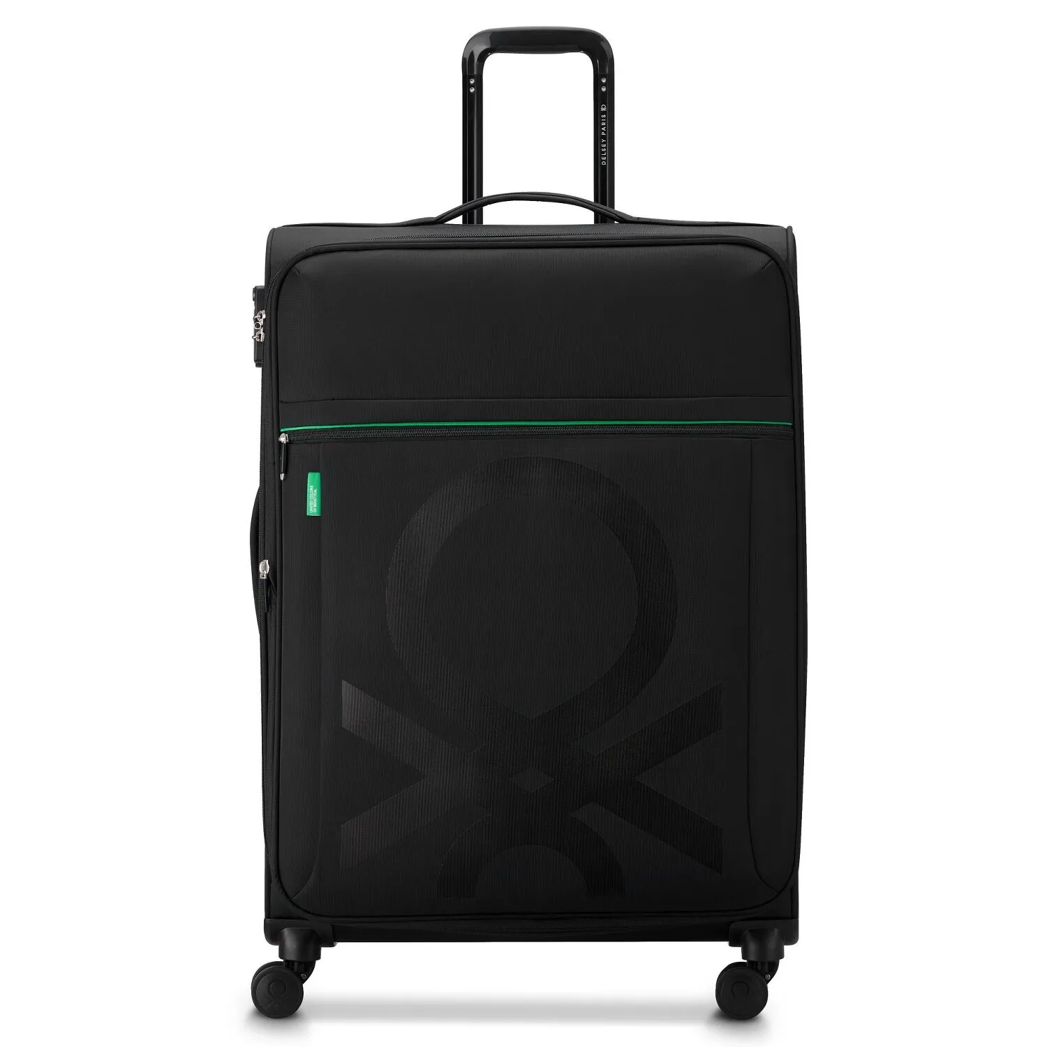 Delsey Paris x United Colors of Benetton Colour Block Trolley a 4 ruote da 77 cm con piega ad espansione