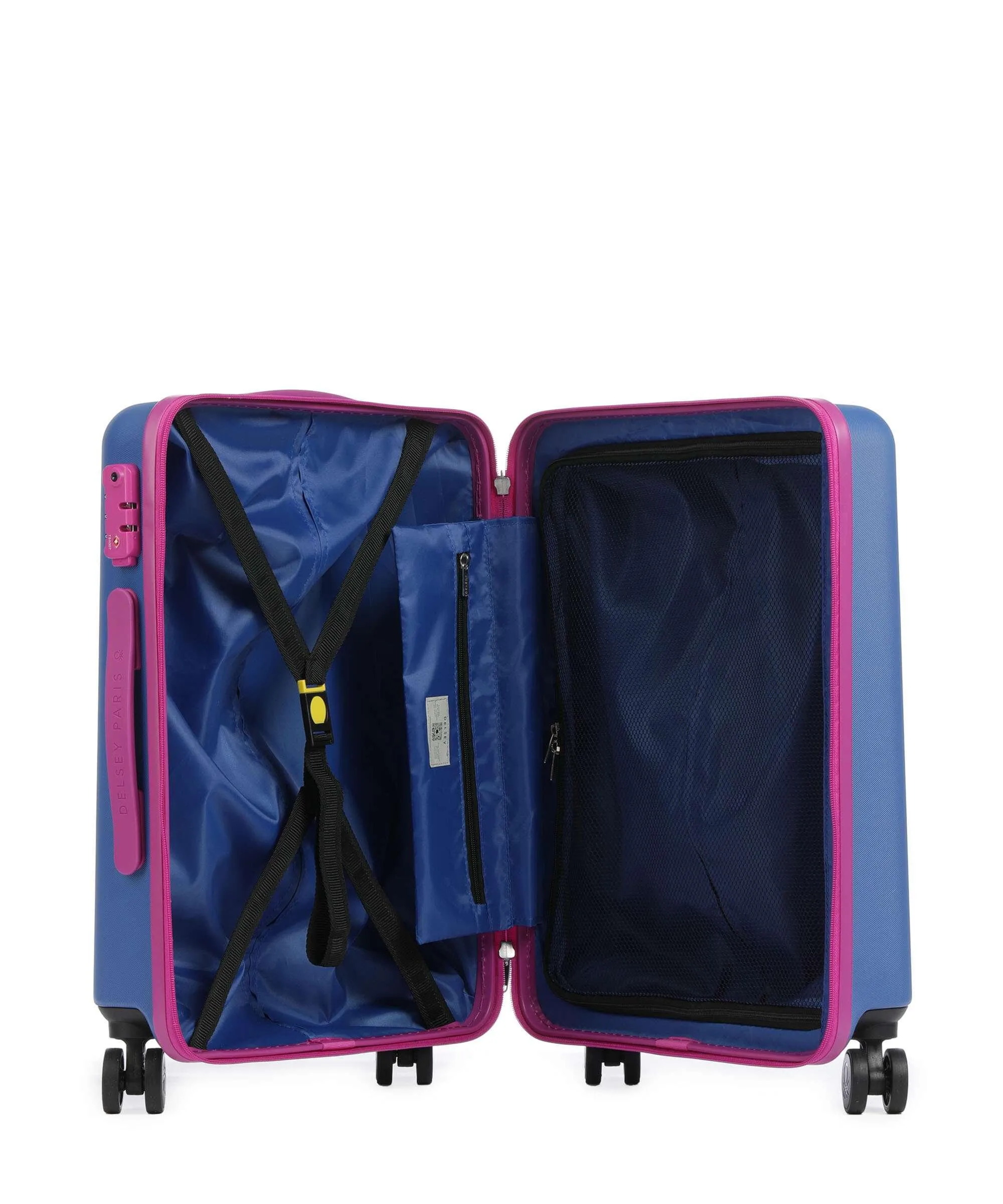  Delsey Paris x United Colors of Benetton Fabrica Valigia trolley (4 ruote) blu 55 cm  