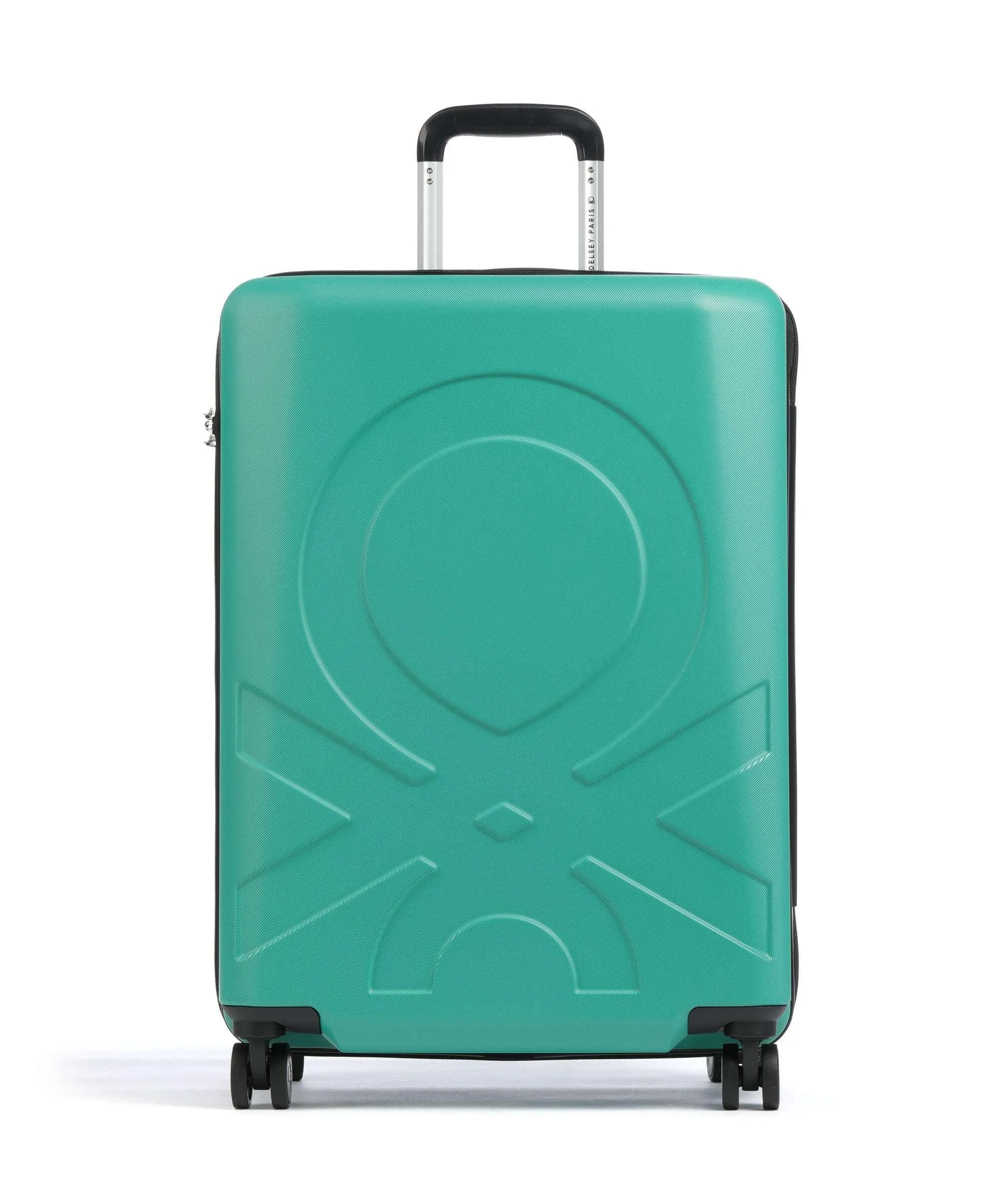  Delsey Paris x United Colors of Benetton Fabrica Valigia trolley (4 ruote) verde 66 cm  
