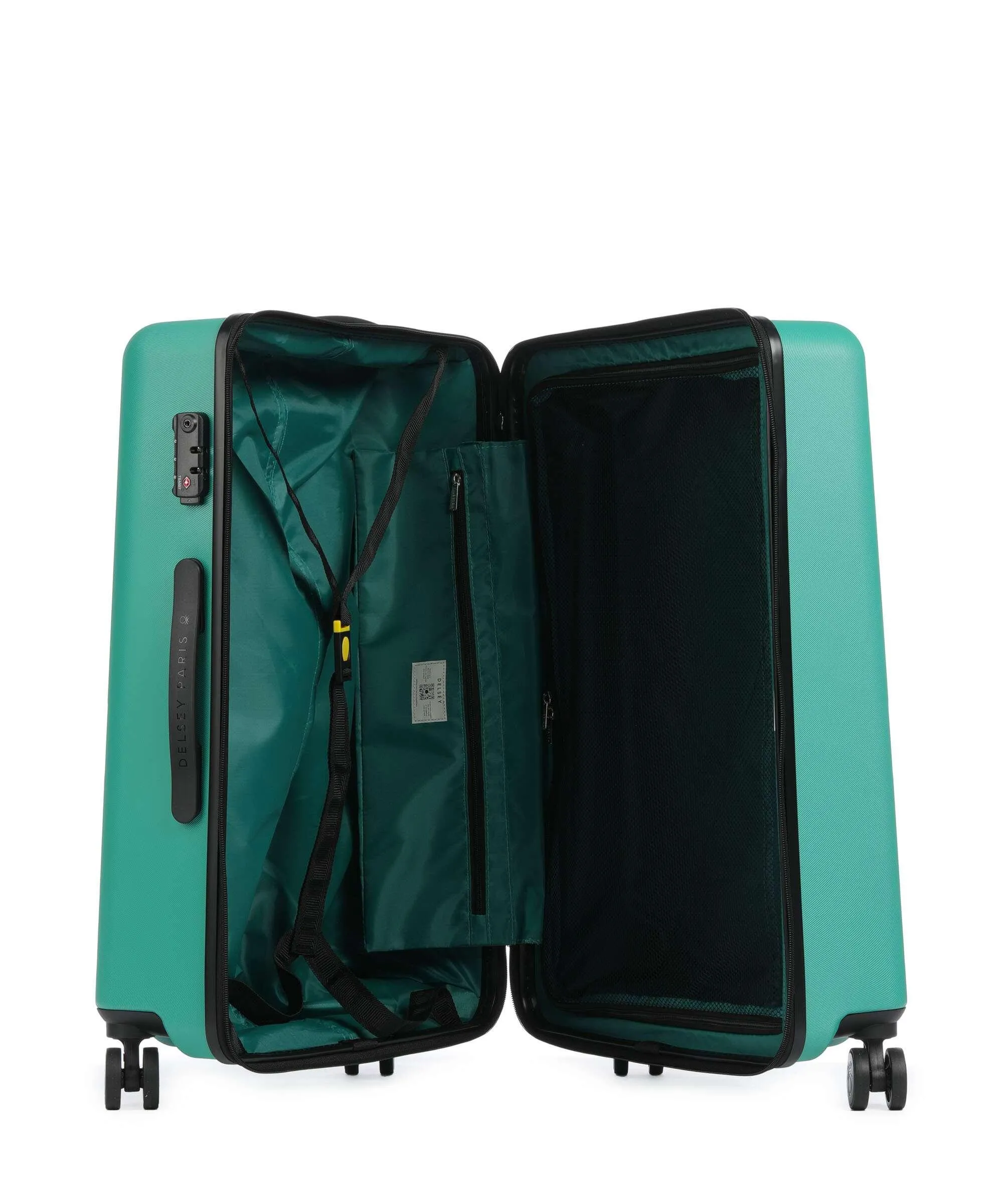  Delsey Paris x United Colors of Benetton Fabrica Valigia trolley (4 ruote) verde 66 cm  