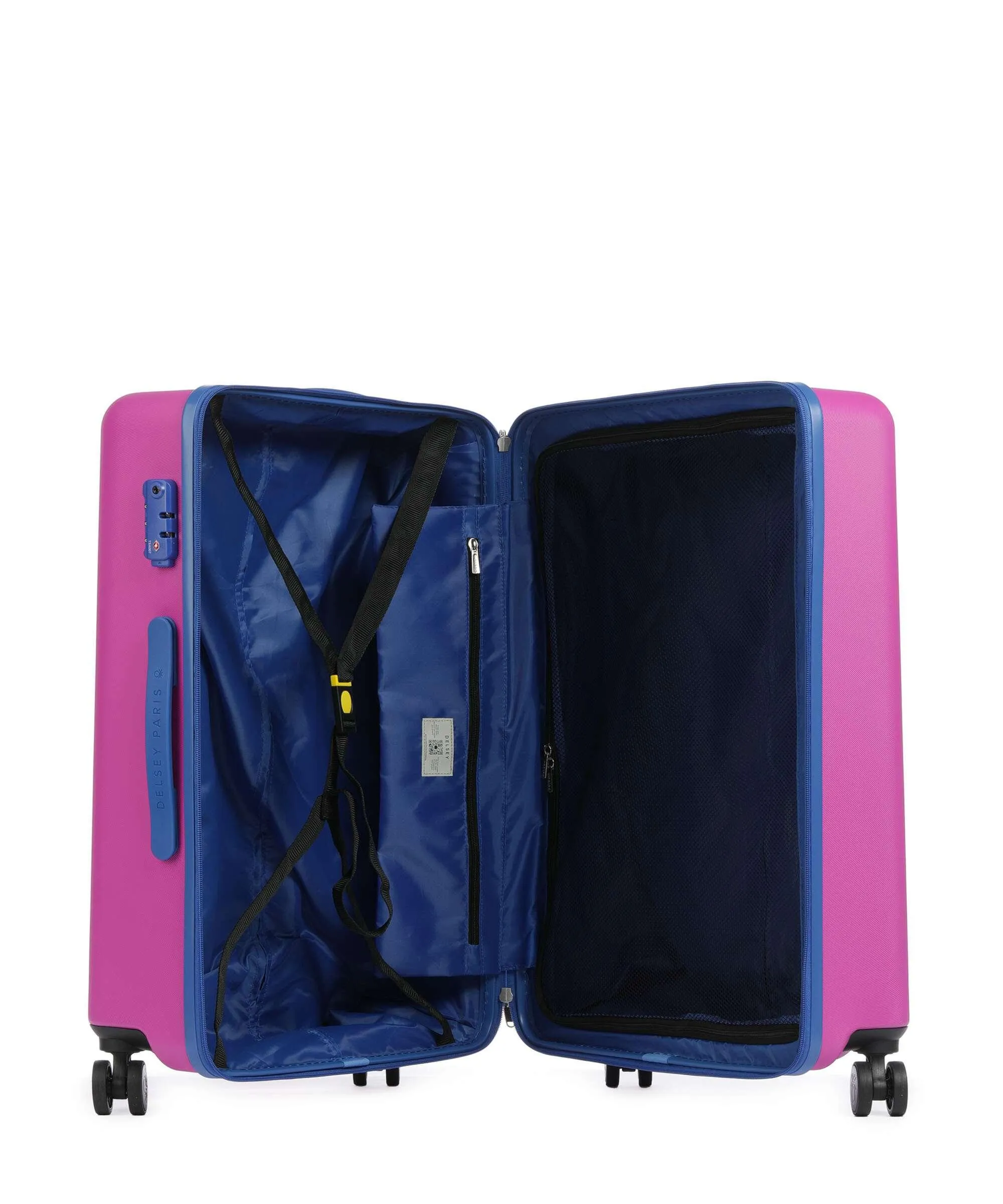  Delsey Paris x United Colors of Benetton Fabrica Valigia trolley (4 ruote) viola 66 cm  