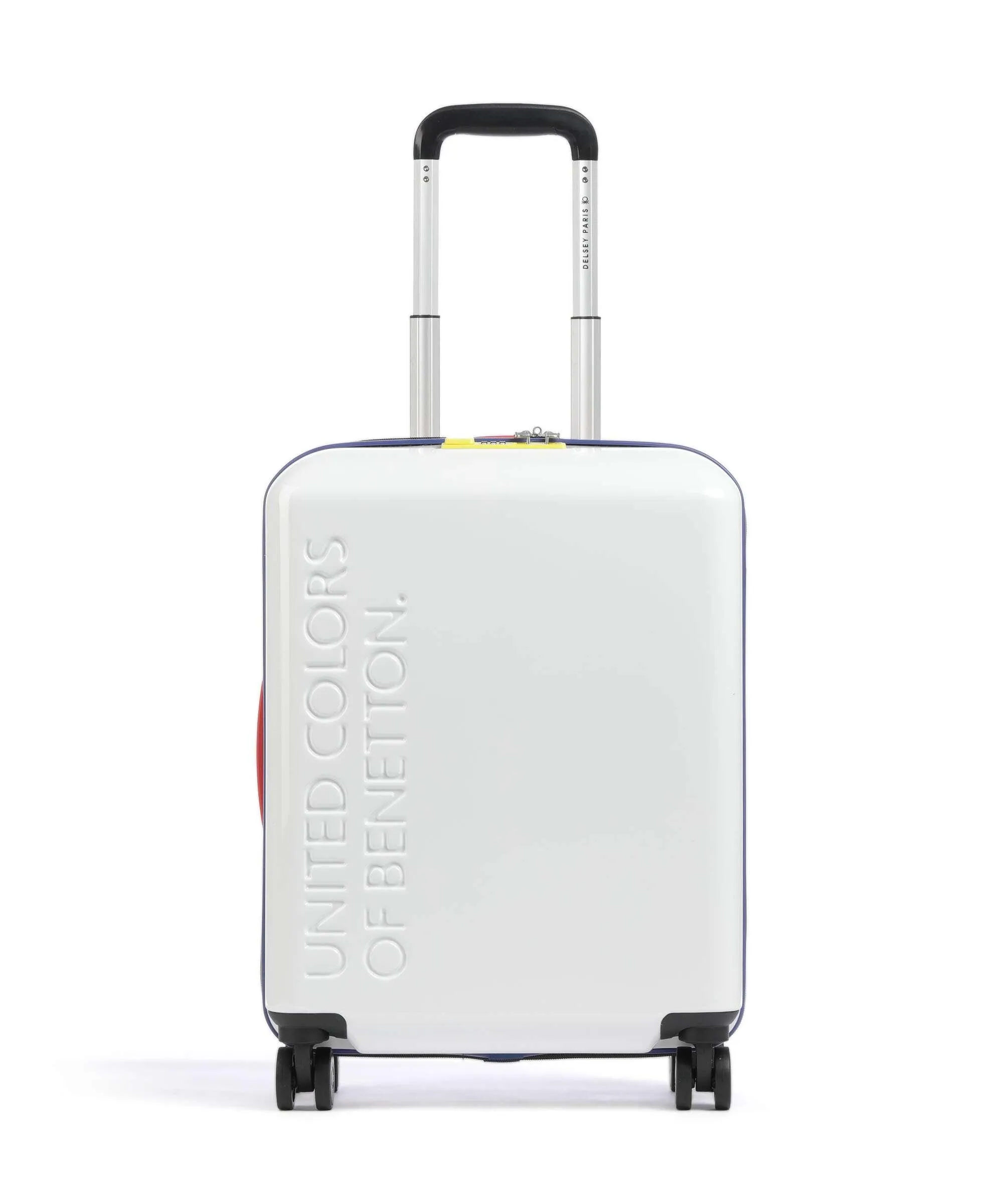  Delsey Paris x United Colors of Benetton United Valigia trolley (4 ruote) bianco 55 cm  