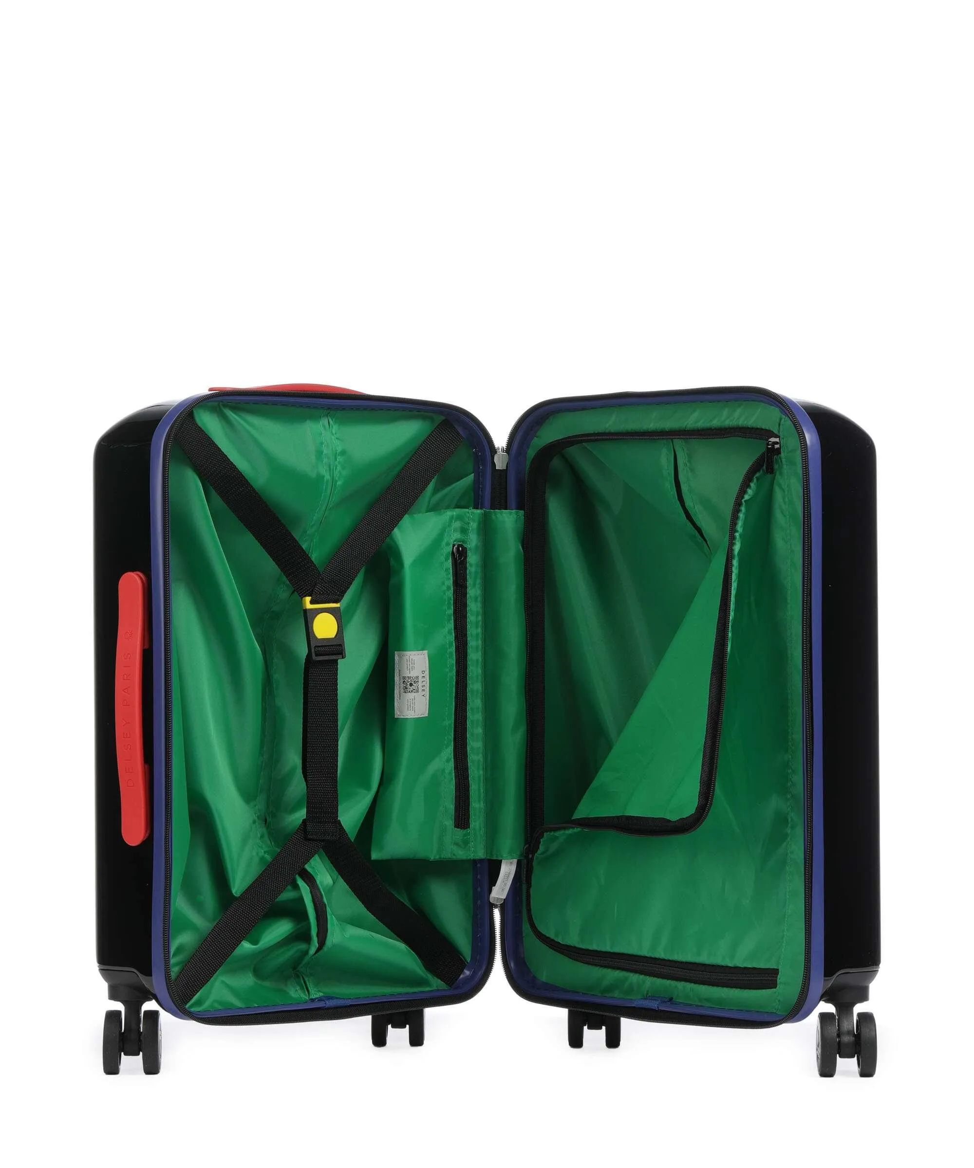  Delsey Paris x United Colors of Benetton United Valigia trolley (4 ruote) nero 55 cm  