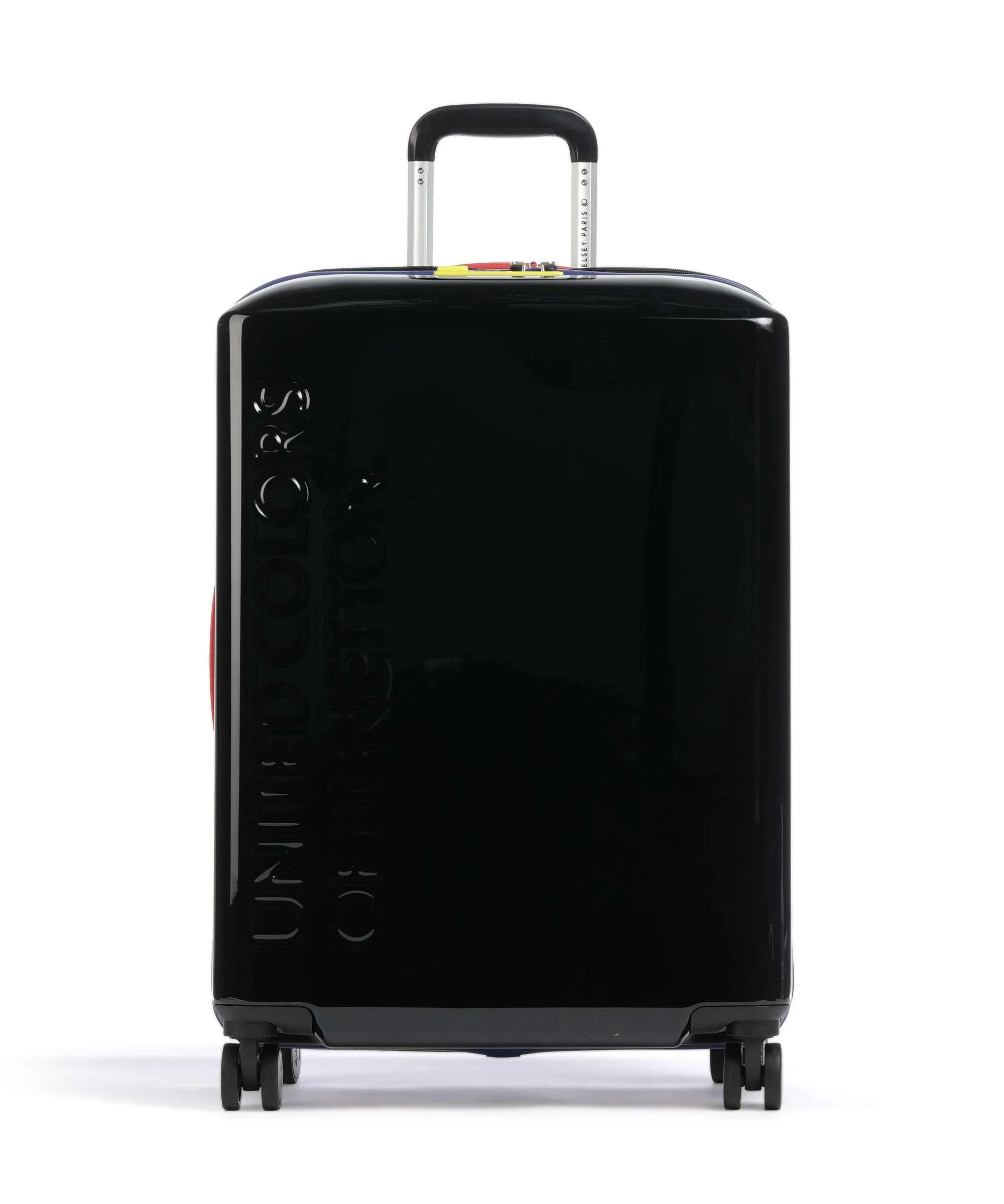  Delsey Paris x United Colors of Benetton United Valigia trolley (4 ruote) nero 66 cm  