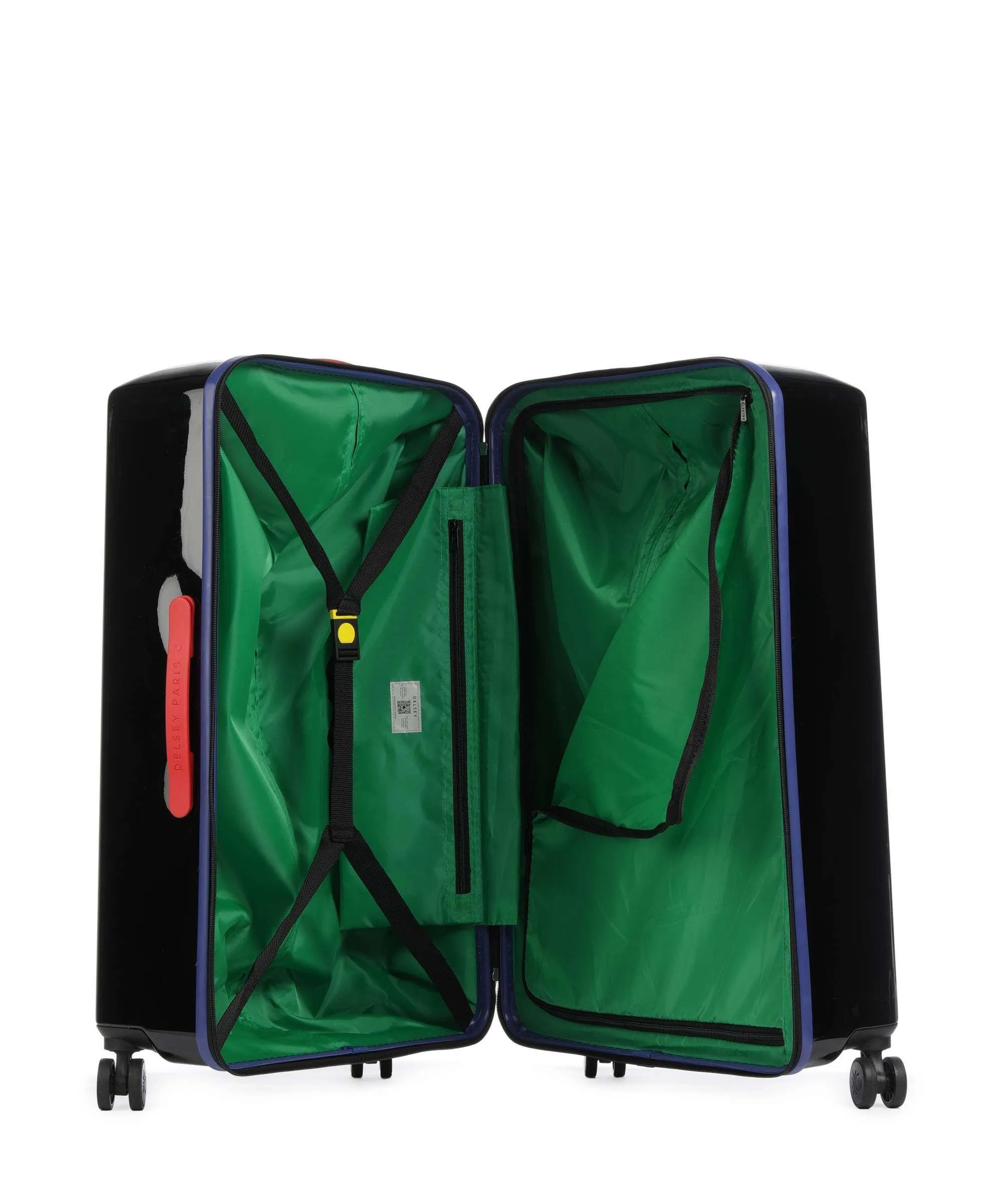  Delsey Paris x United Colors of Benetton United Valigia trolley (4 ruote) nero 76 cm  