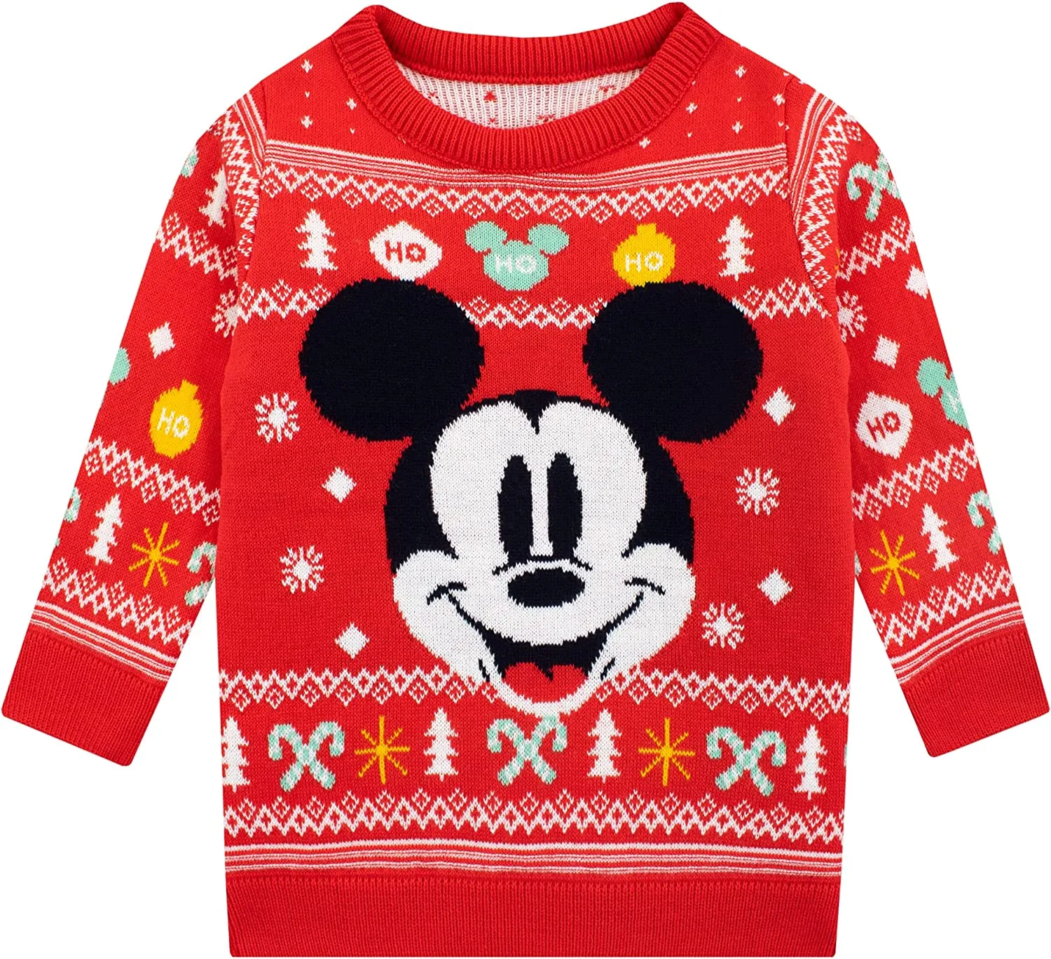 Disney Ragazzi Maglione di Natale di Mickey Mouse