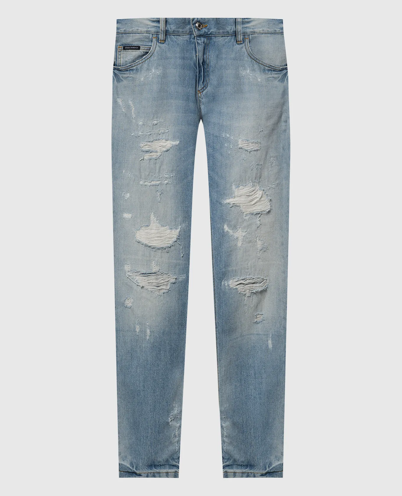 Dolce&Gabbana Blue jeans con buchi GYJCCDG8AP1