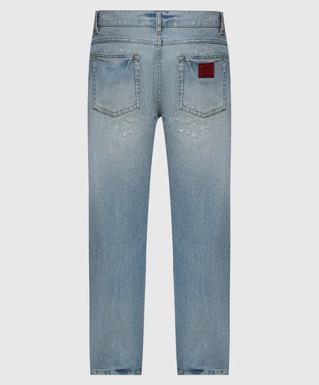Dolce&Gabbana Blue jeans con buchi GYJCCDG8AP1