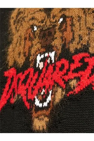 DSQUARED Abbigliamento,Maglieria Maglione in misto lana nero 