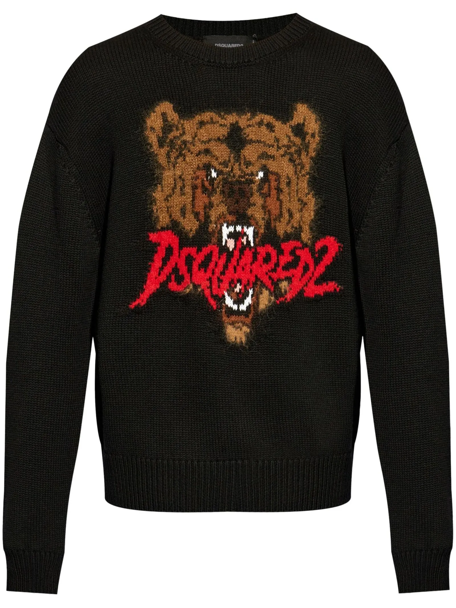 DSQUARED Abbigliamento,Maglieria Maglione in misto lana nero 