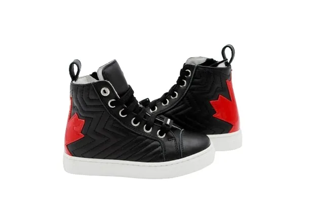 Dsquared2 Sneakers a stivaletto 57718 con laccio e zip