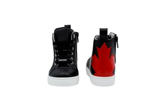 Dsquared2 Sneakers a stivaletto 57718 con laccio e zip