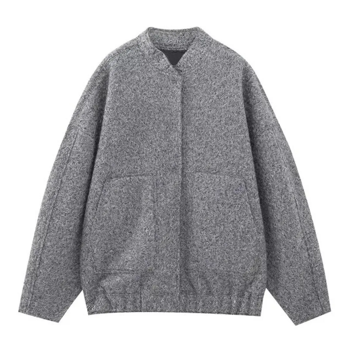 Elegante cappotto solido con bottoni manica lunga tasca bomber giacca femminile primavera Casual sciolto streetwear 2023 cappott