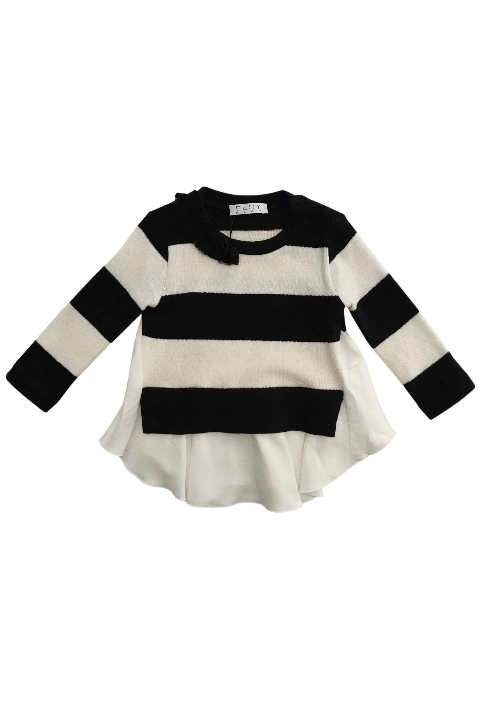 elsy  maglia righe bianca e nera