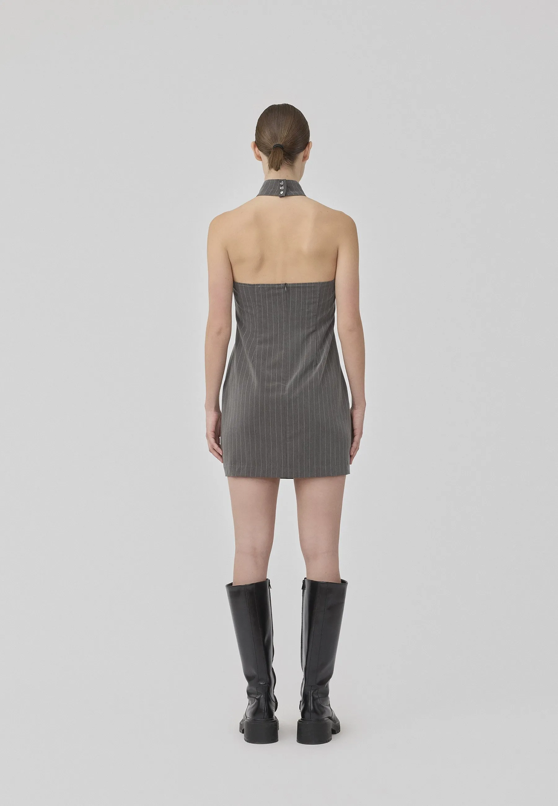EMILIA HALTERNECK DRESS - Tubino