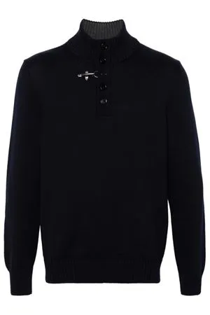 FAY Abbigliamento,Maglieria Maglione in lana vergine blu 