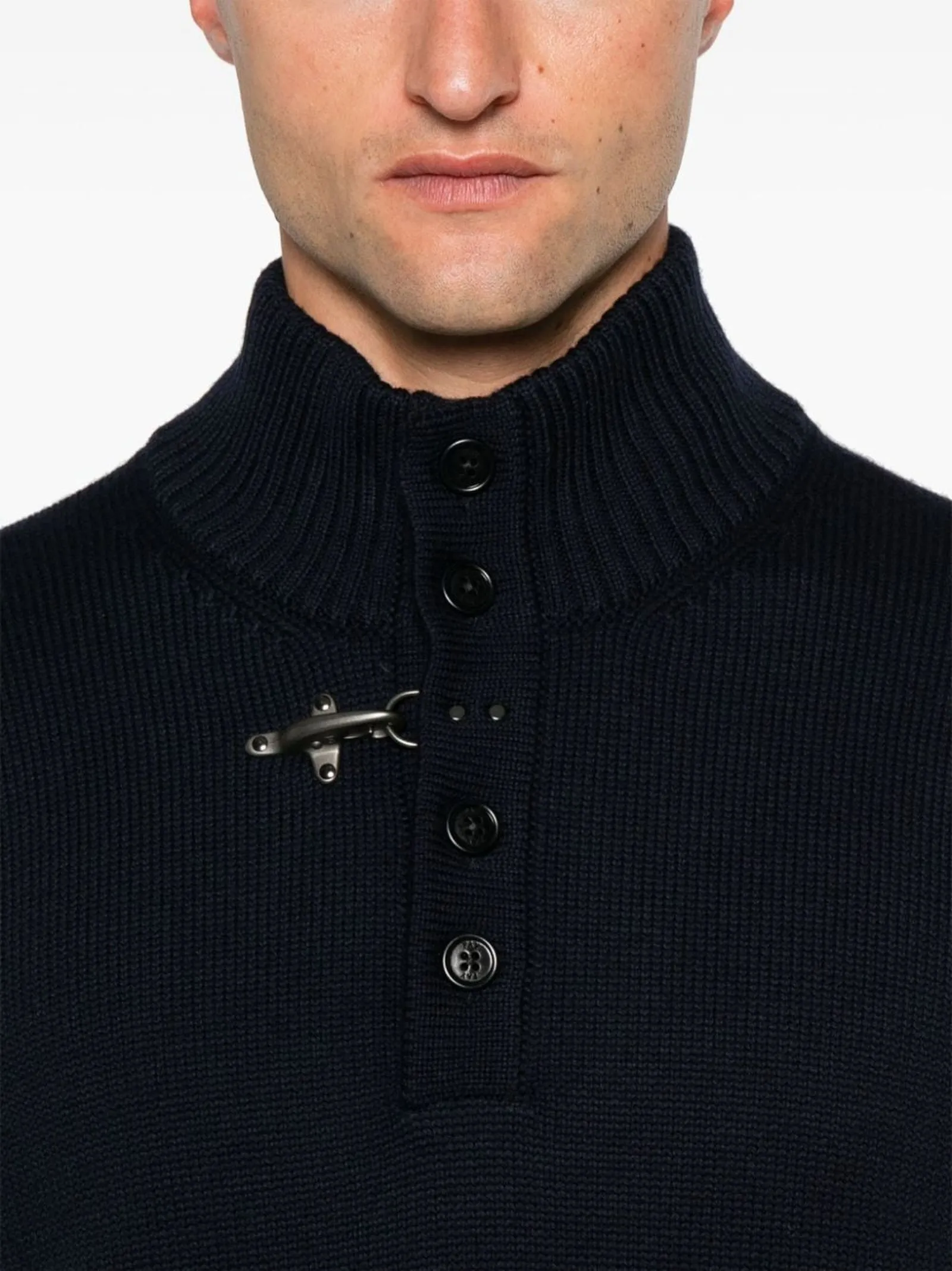 FAY Abbigliamento,Maglieria Maglione in lana vergine blu 
