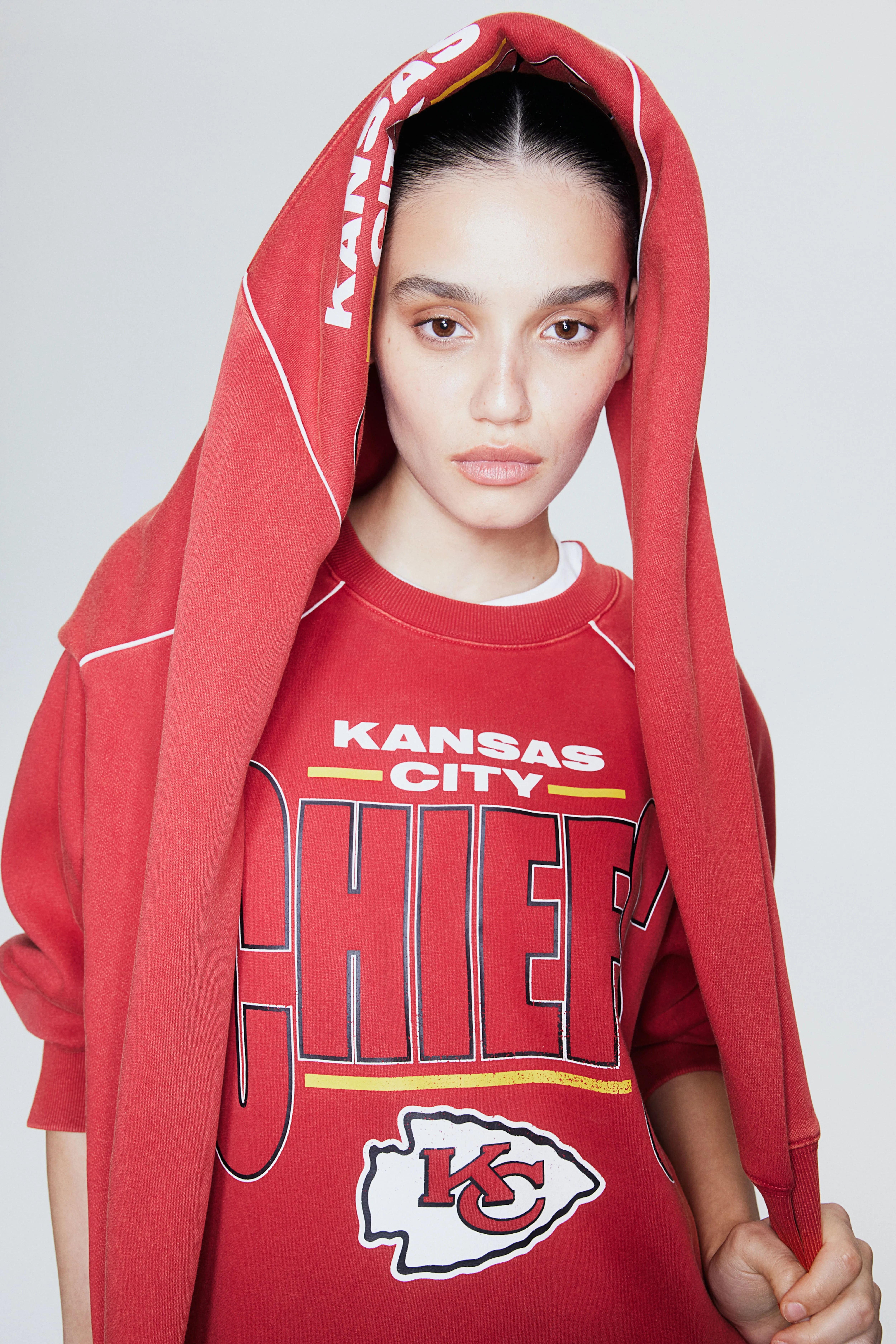 Felpa oversize con stampa