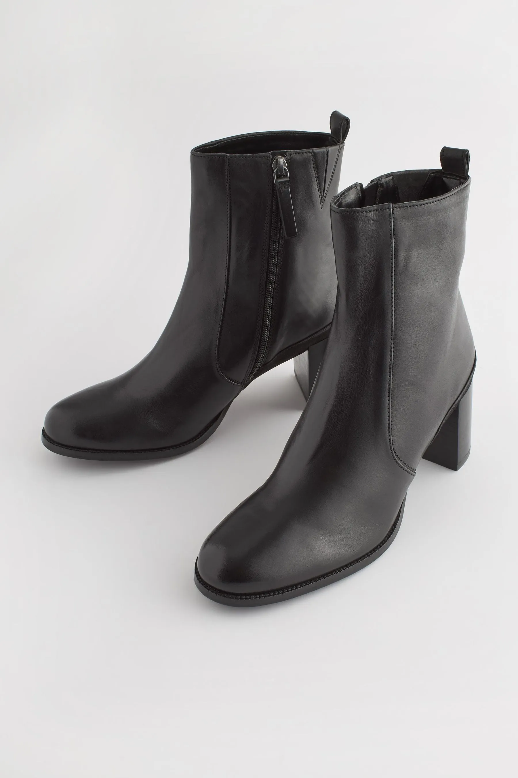 Forever Comfort® - Stivali in pelle con tacco