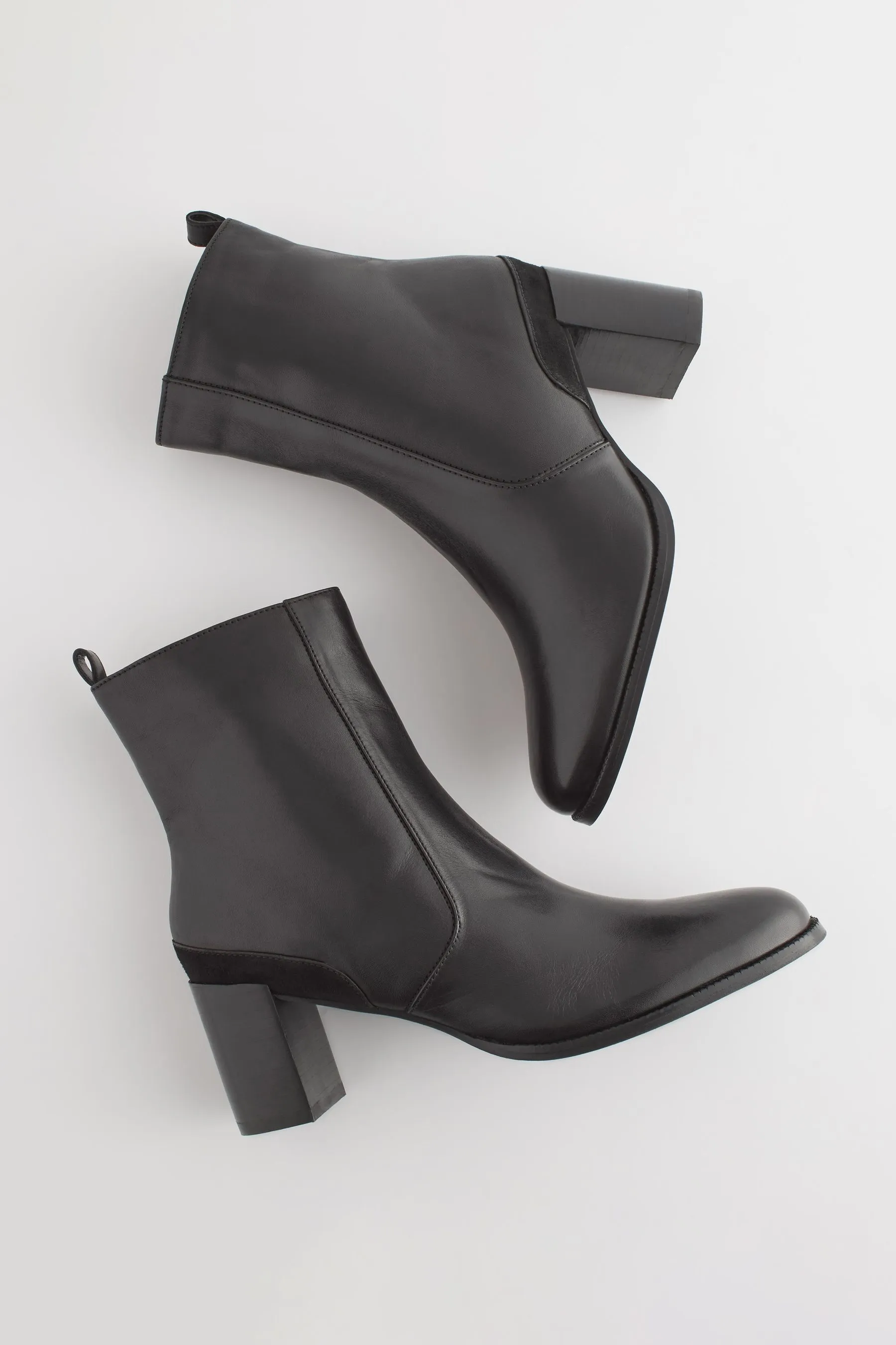 Forever Comfort® - Stivali in pelle con tacco