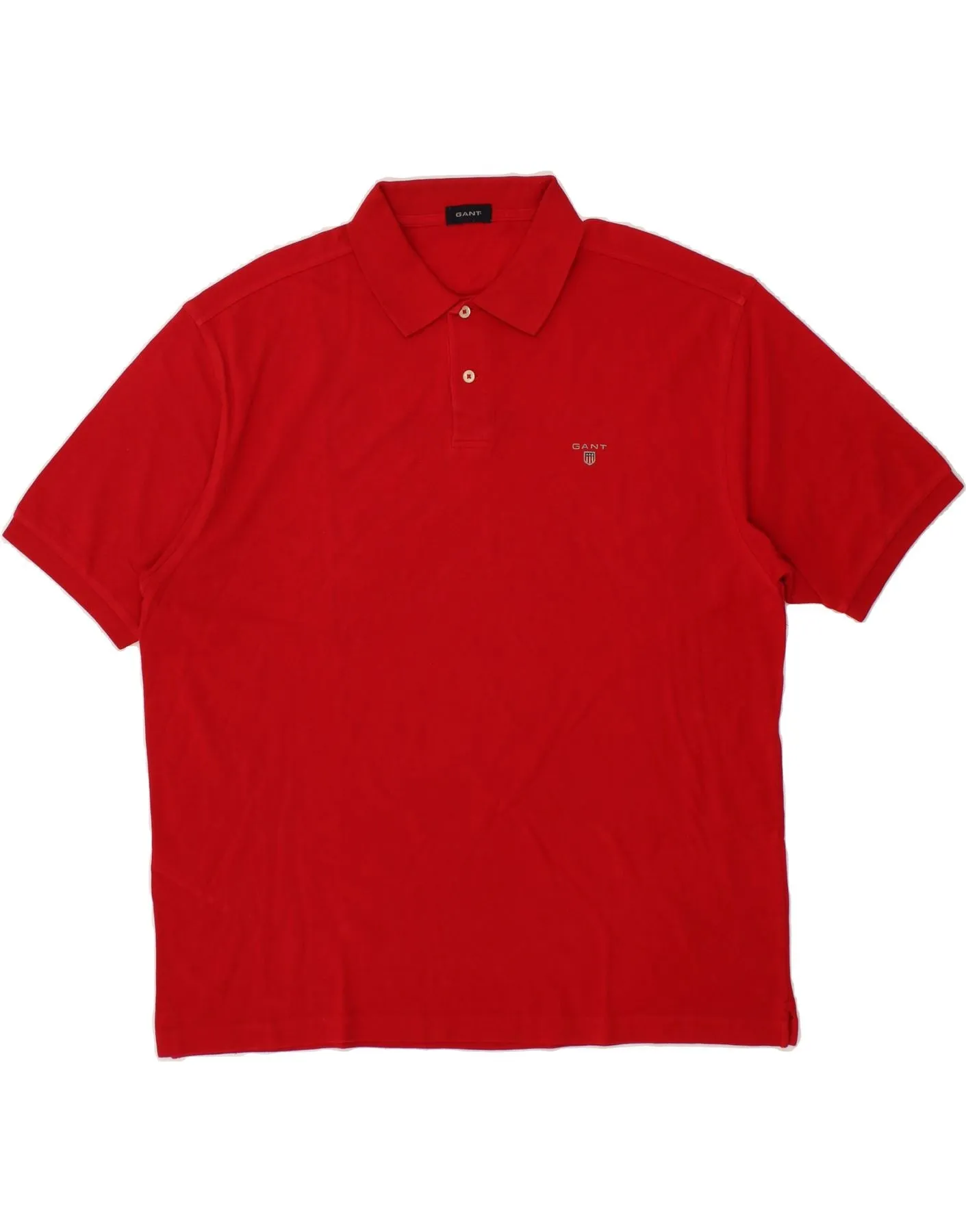 GANT Mens Polo Shirt XL Red Cotton