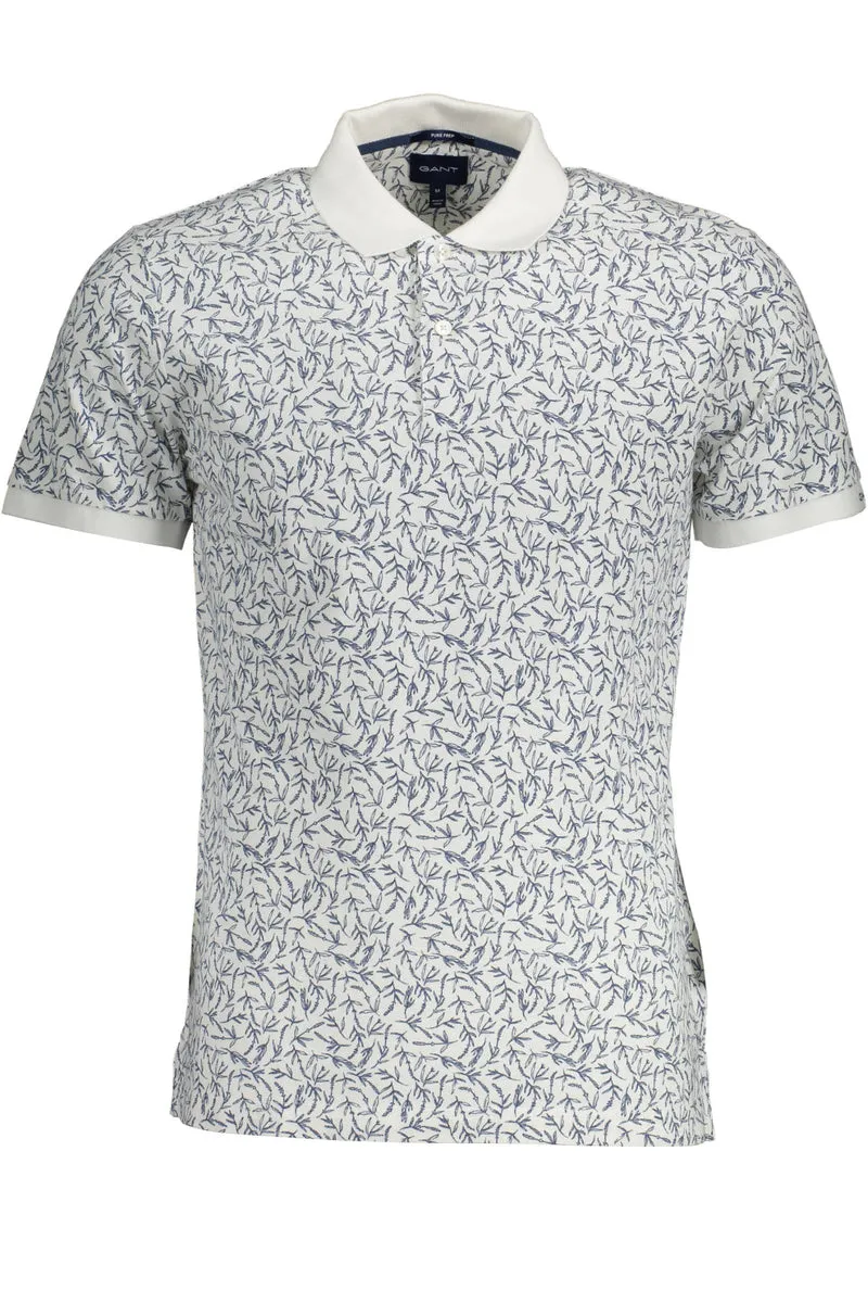 GANT POLO MANICHE CORTE UOMO BIANCO