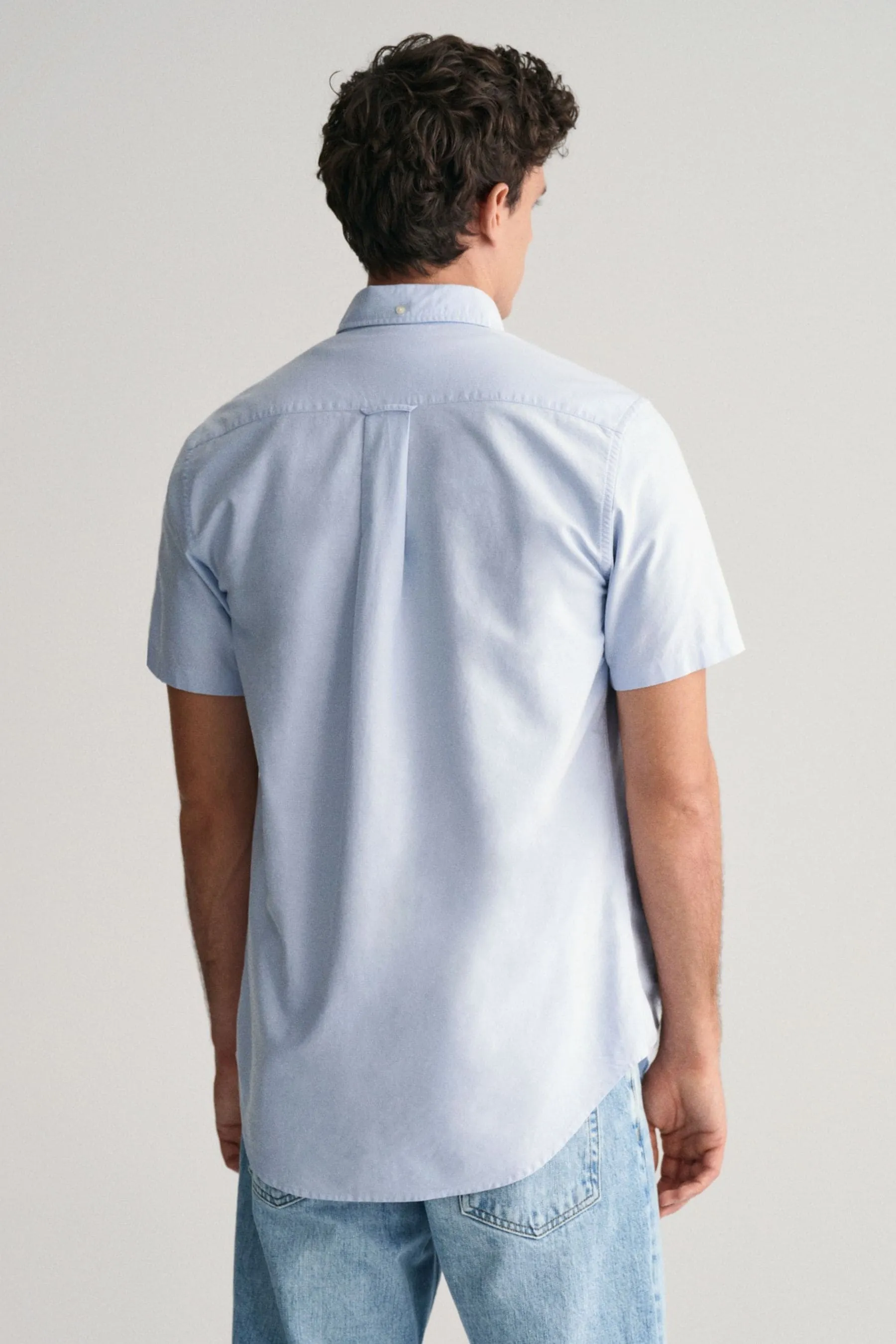GANT regular  - Camicia con Oxford Manica corta vestibilità classica