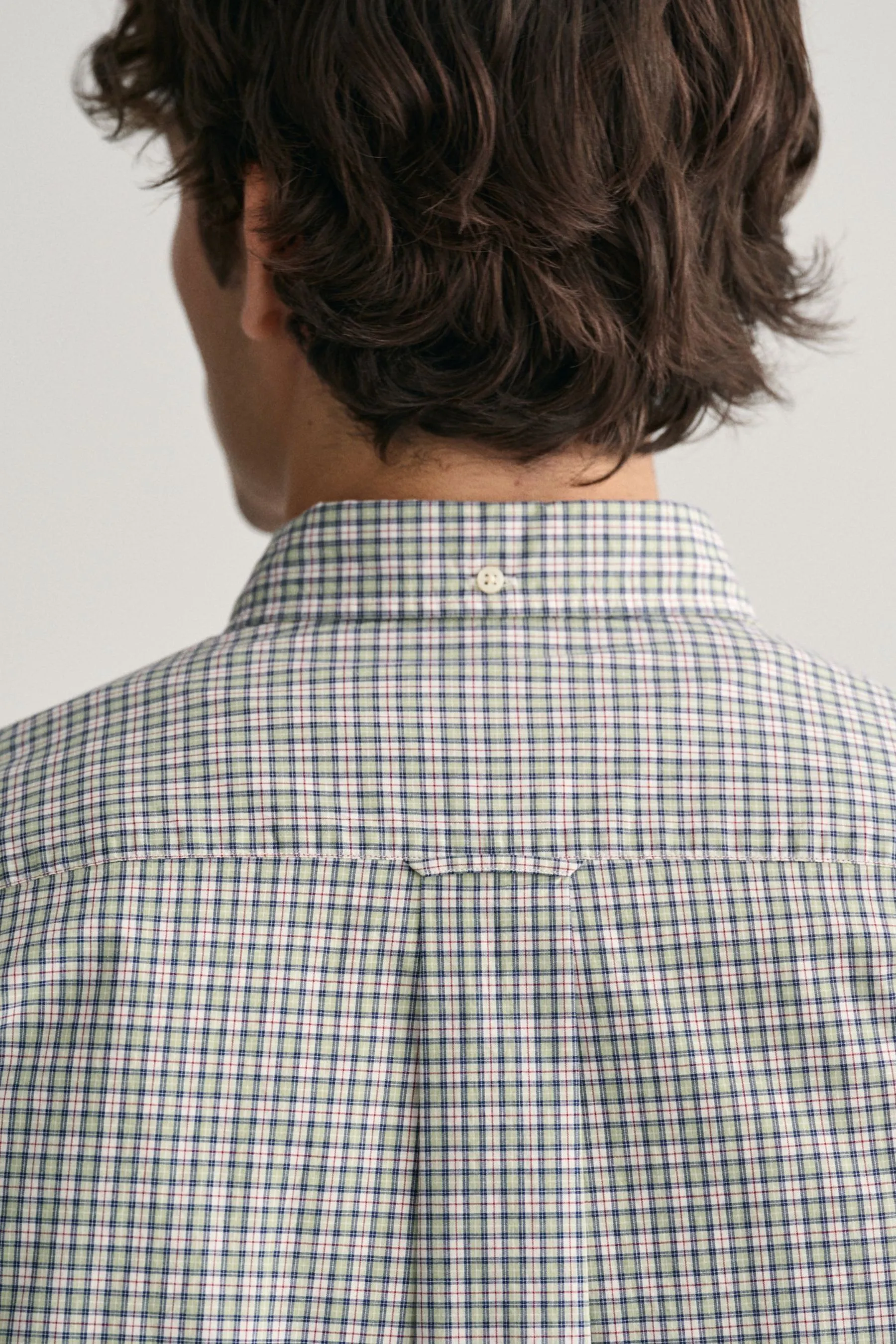 GANT regular  - Vestibilità Camicia in Popeline Micro Quadri 100% Cotone    
