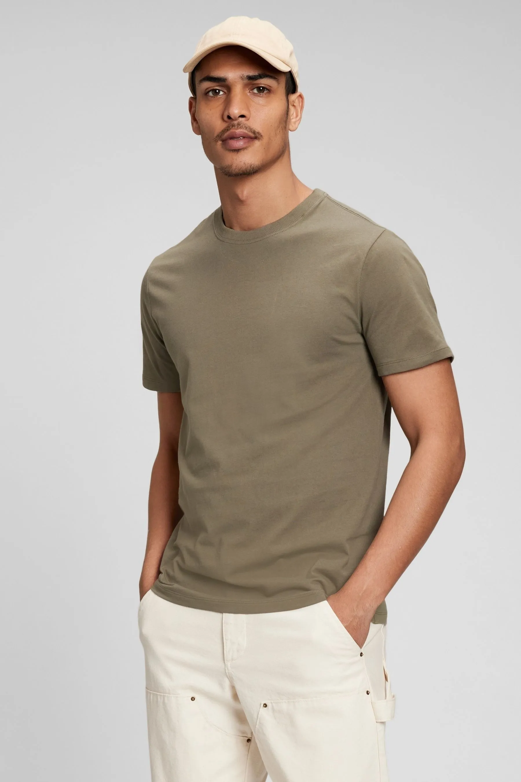 Gap T Shirt Everyday 100% Cotone Girocollo Maniche corte    
